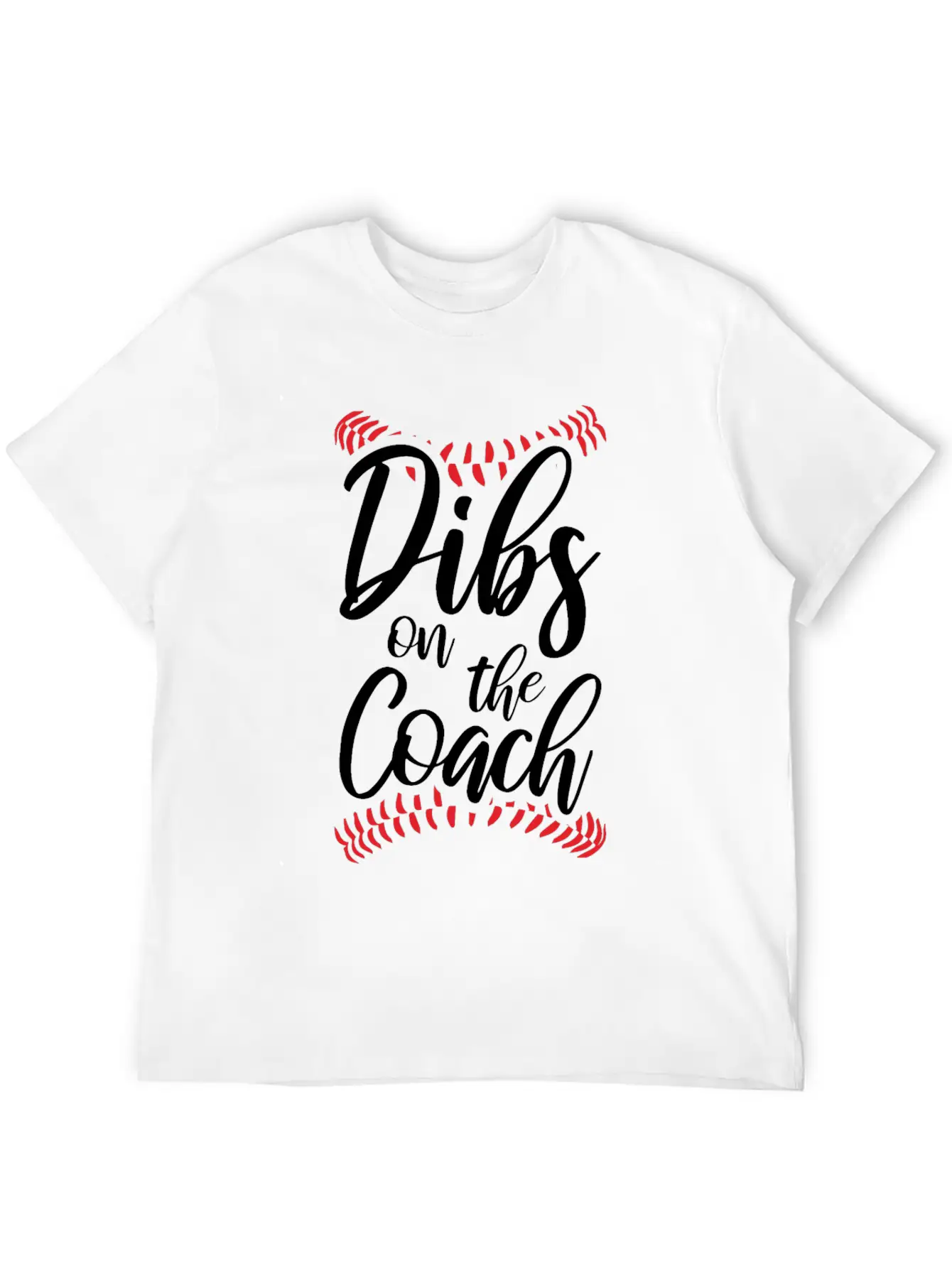 Dibs On The Coach Funny Coach Lover Apperel Basic Graphic T-Shirt – Daily Comfort In Soft Cotton