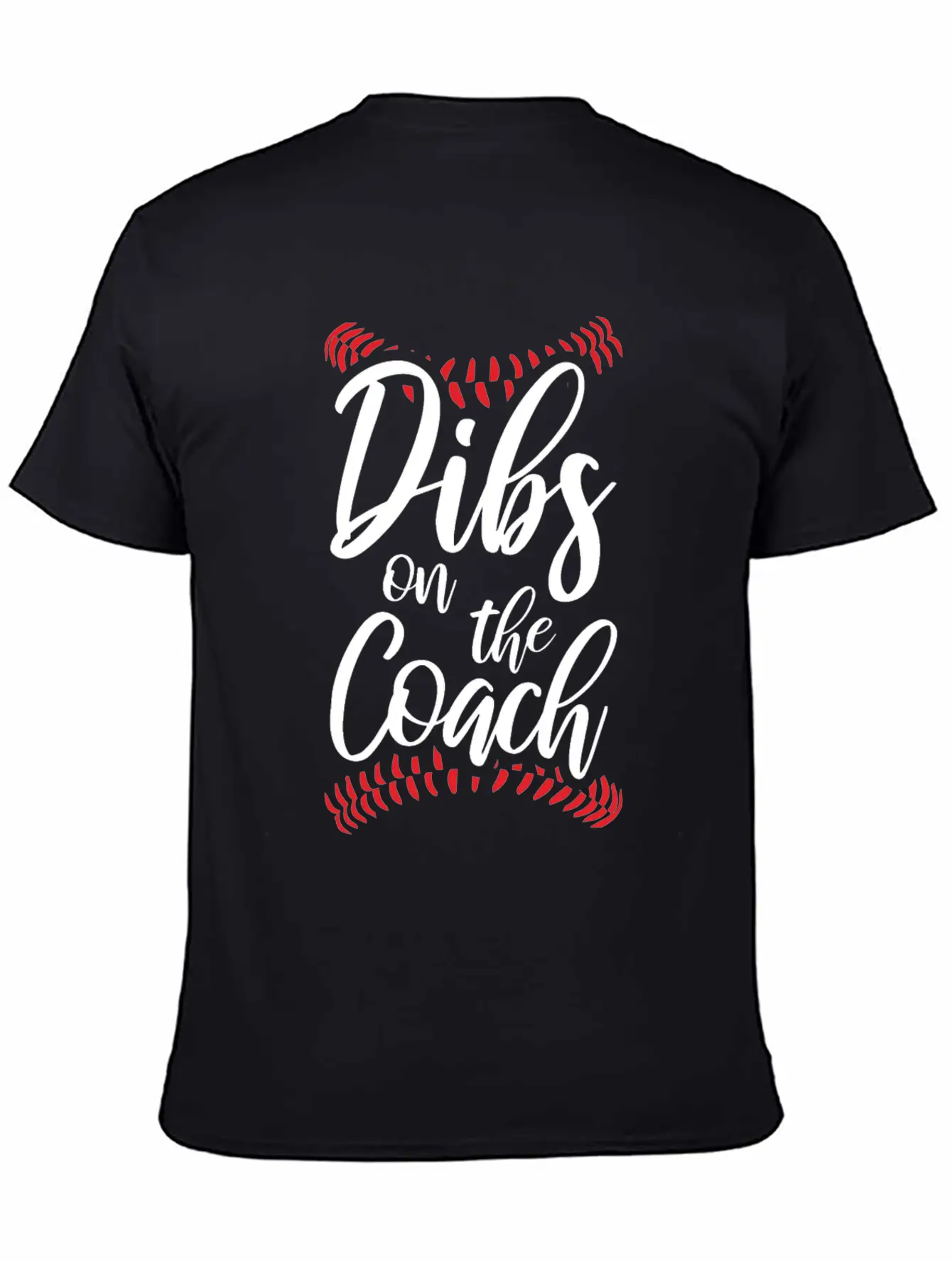 Dibs On The Coach Funny Coach Lover Apperel Basic Graphic T-Shirt – Daily Comfort In Soft Cotton