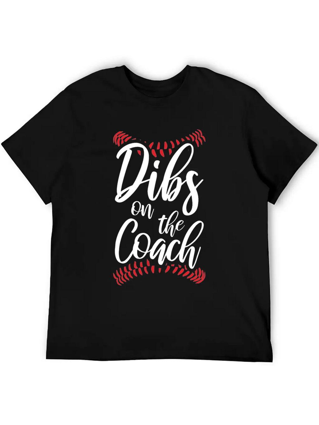 Dibs On The Coach Funny Coach Lover Apperel Basic Graphic T-Shirt – Daily Comfort In Soft Cotton