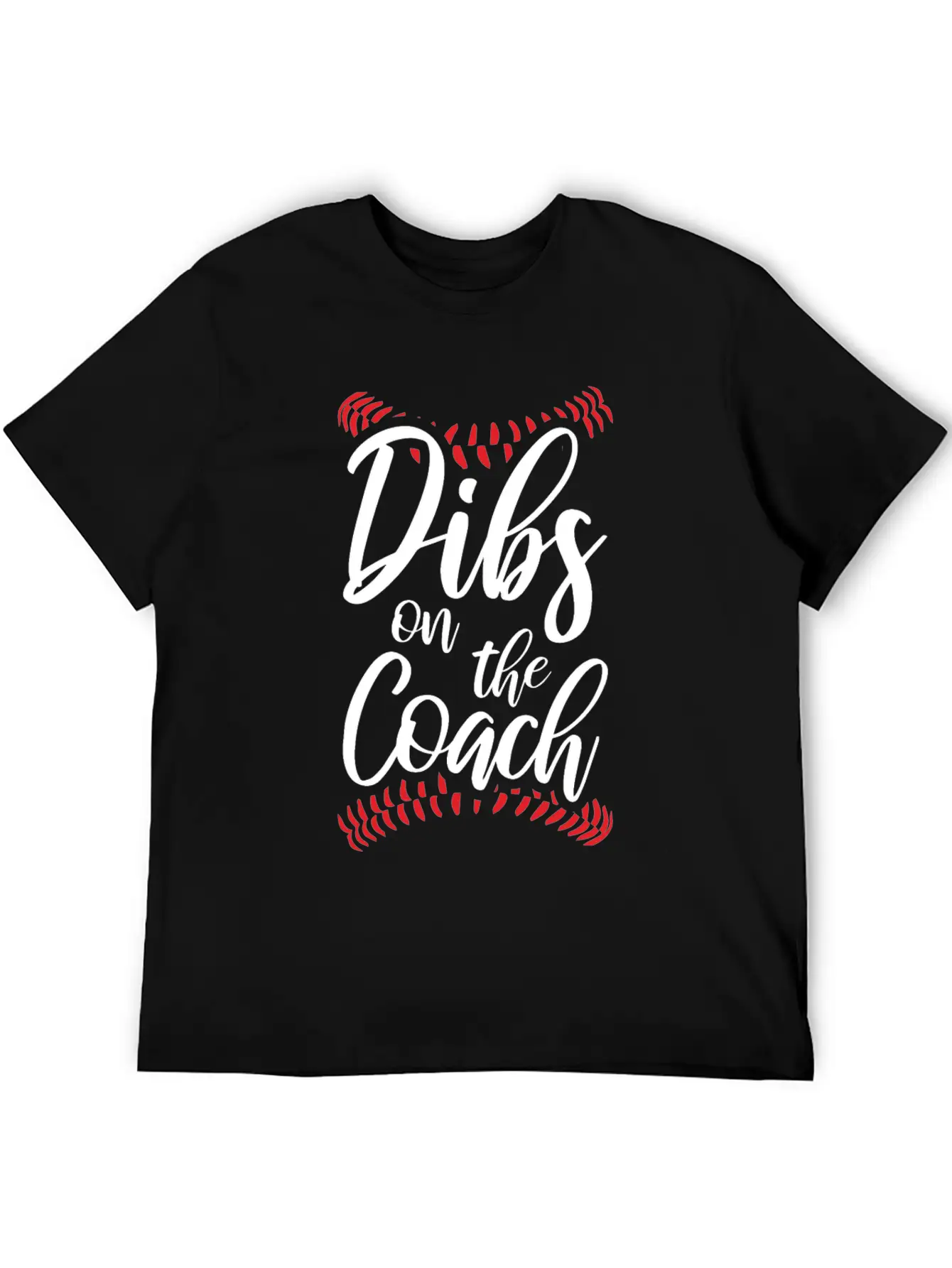Dibs On The Coach Funny Coach Lover Apperel Basic Graphic T-Shirt – Daily Comfort In Soft Cotton