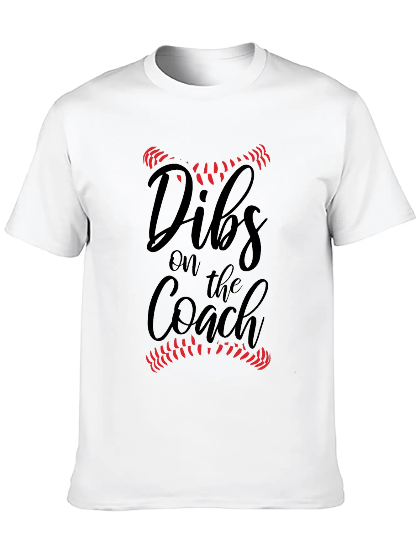 Dibs On The Coach Funny Coach Lover Apperel Basic Graphic T-Shirt – Daily Comfort In Soft Cotton