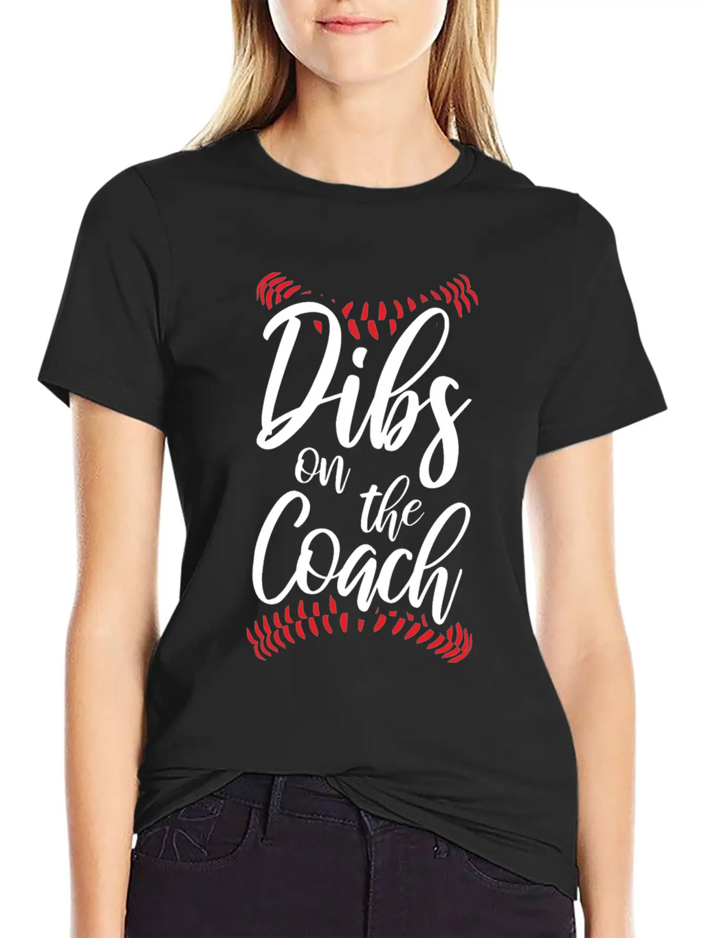 Dibs On The Coach Funny Coach Lover Apperel Basic Graphic T-Shirt – Daily Comfort In Soft Cotton