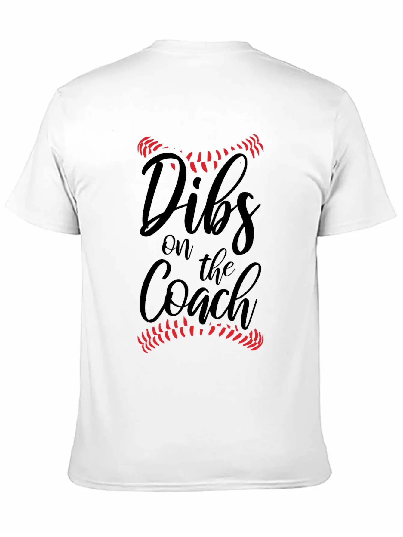 Dibs On The Coach Funny Coach Lover Apperel Basic Graphic T-Shirt – Daily Comfort In Soft Cotton