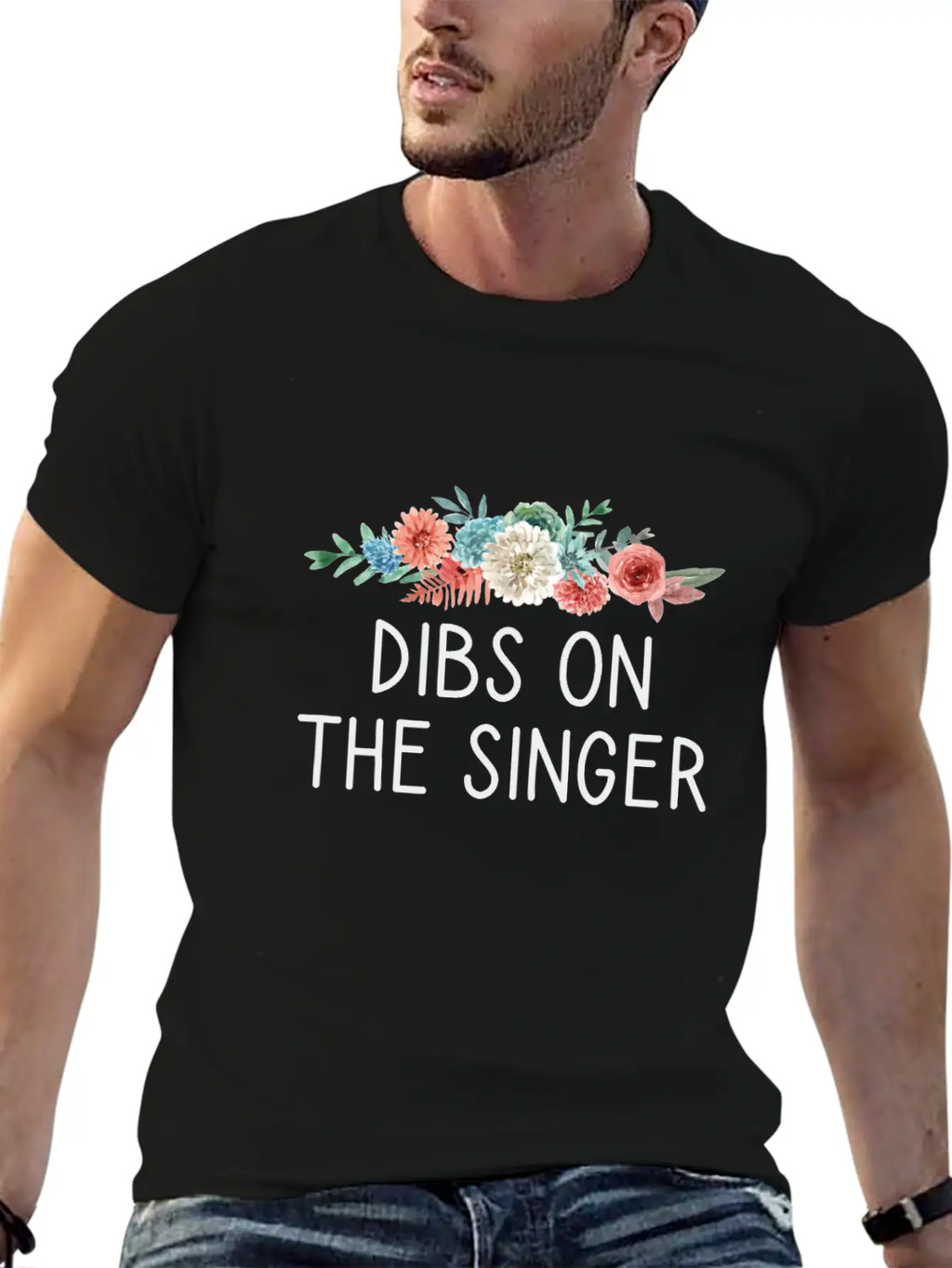 Dibs On The Singer Funny Singer Gift Basic Graphic T-Shirt – Daily Comfort In Soft Cotton