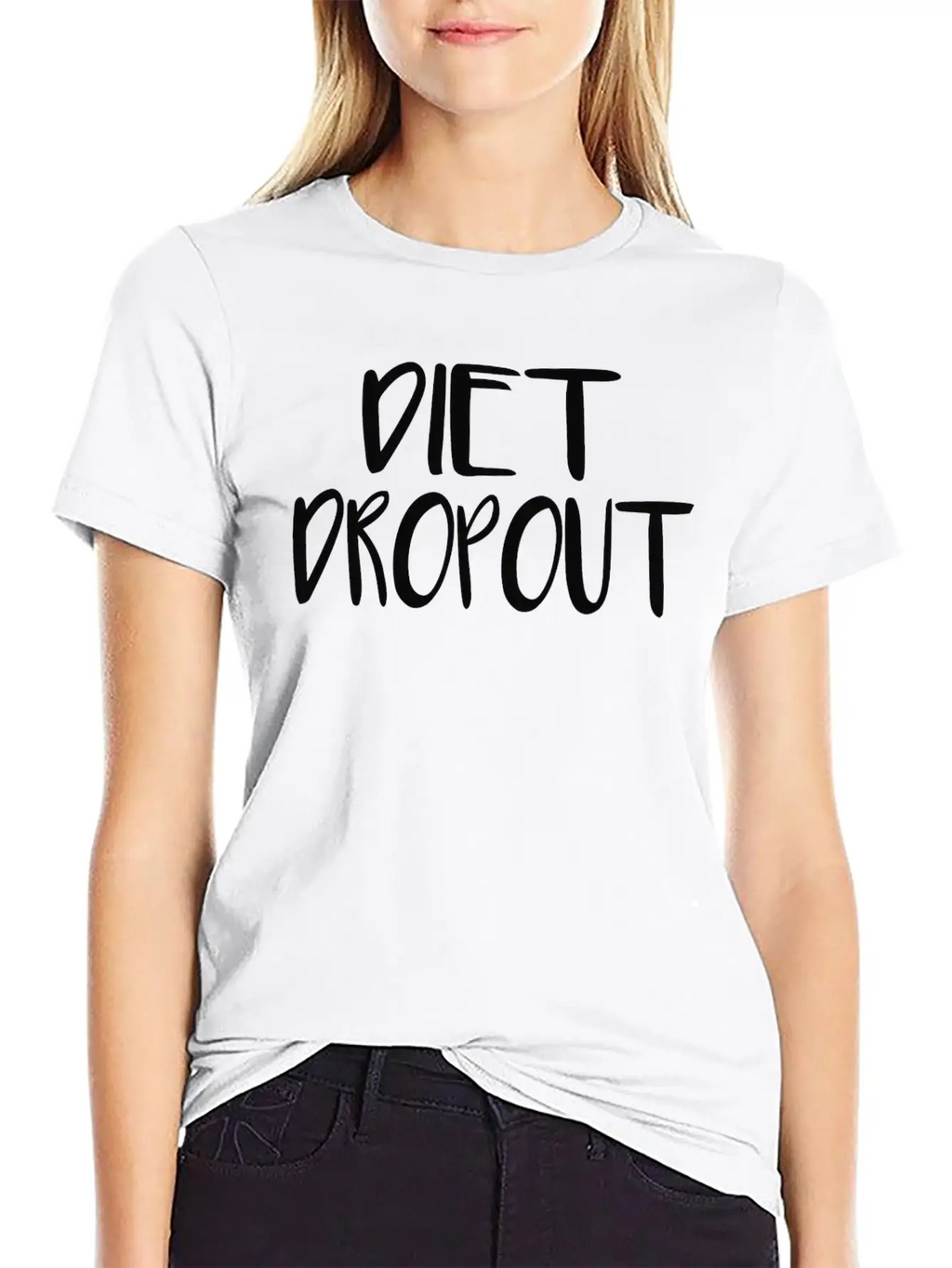 Diet Dropout Breathable Soft Cotton T-Shirt – Timeless Casual Look