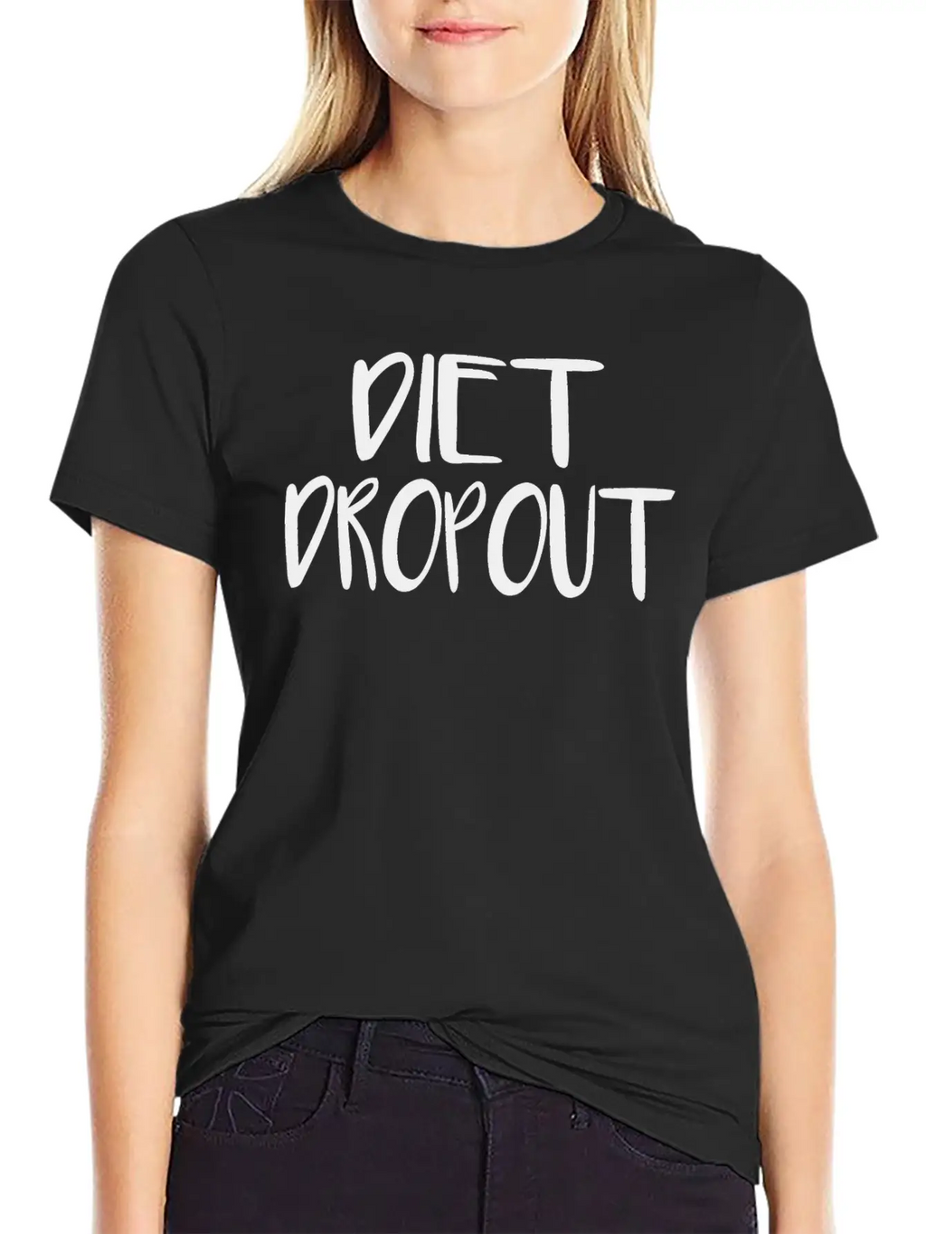 Diet Dropout Breathable Soft Cotton T-Shirt – Timeless Casual Look