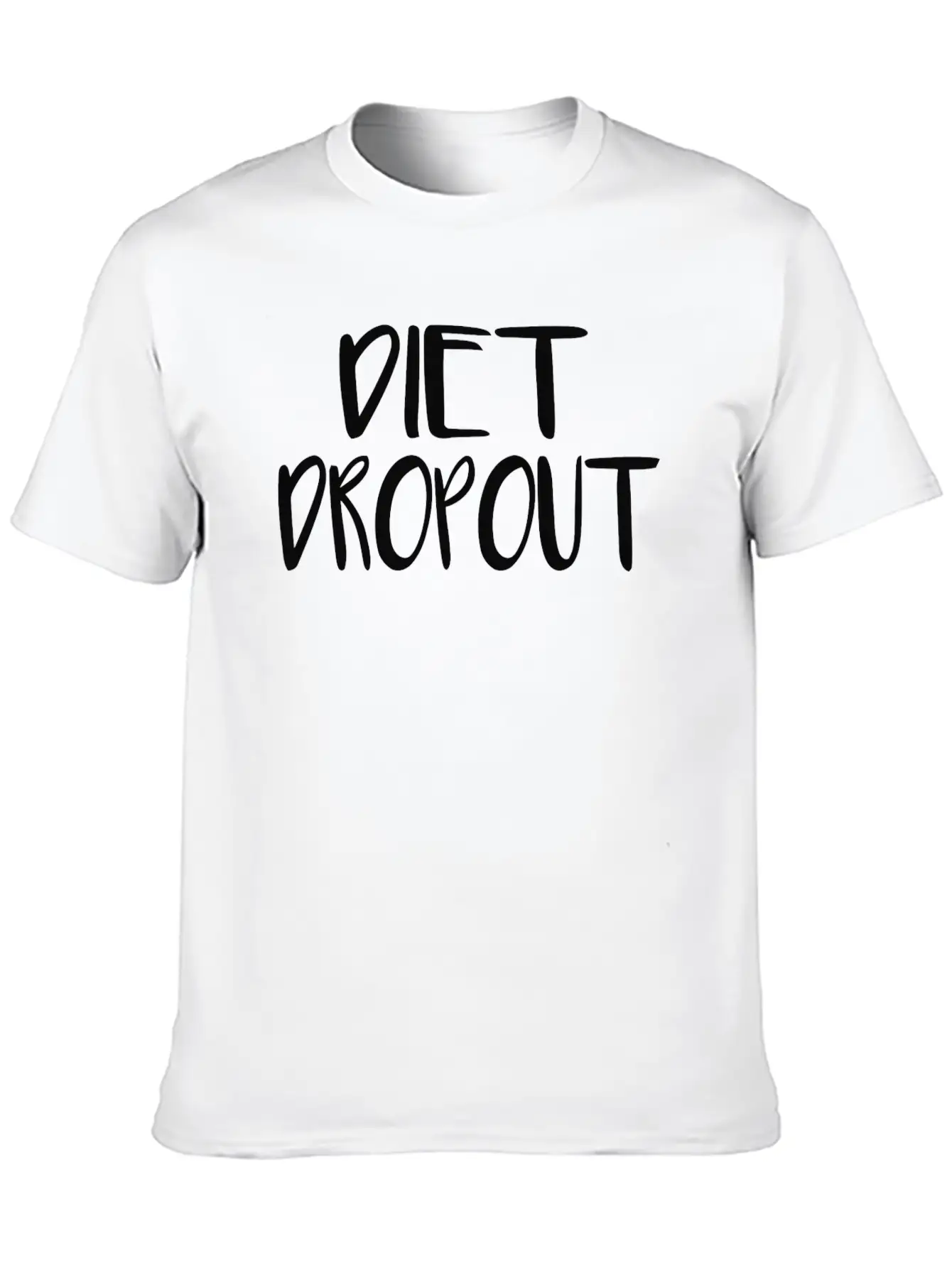 Diet Dropout Breathable Soft Cotton T-Shirt – Timeless Casual Look