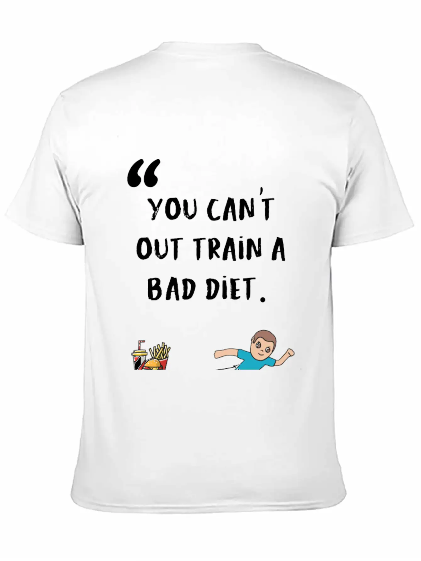Diet Fitness Funny Gift Breathable Graphic T-Shirt – Perfect For Casual Days