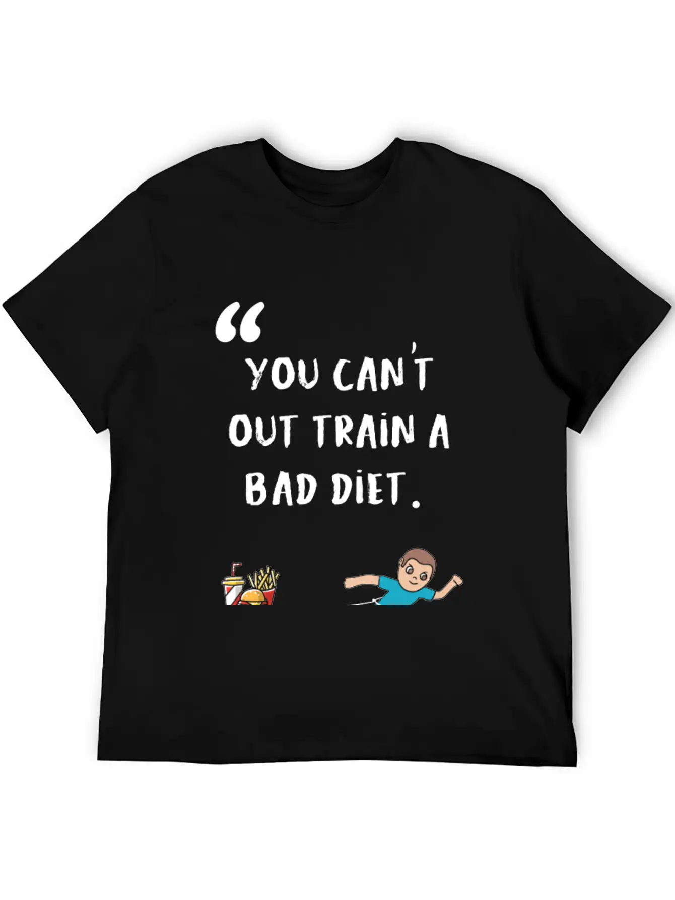 Diet Fitness Funny Gift Breathable Graphic T-Shirt – Perfect For Casual Days