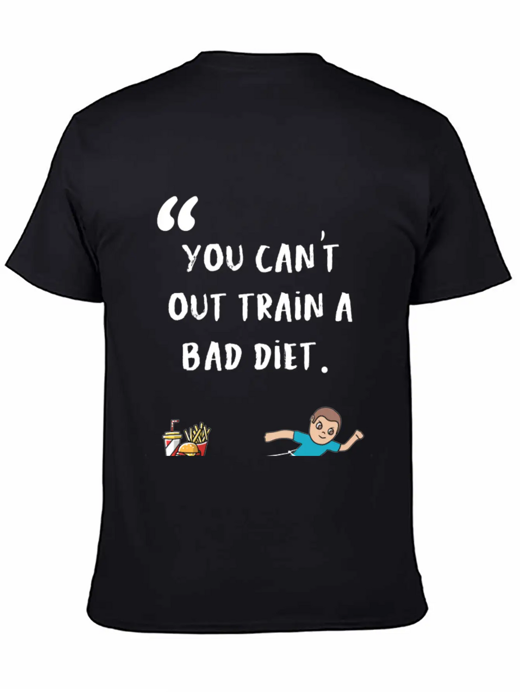 Diet Fitness Funny Gift Breathable Graphic T-Shirt – Perfect For Casual Days