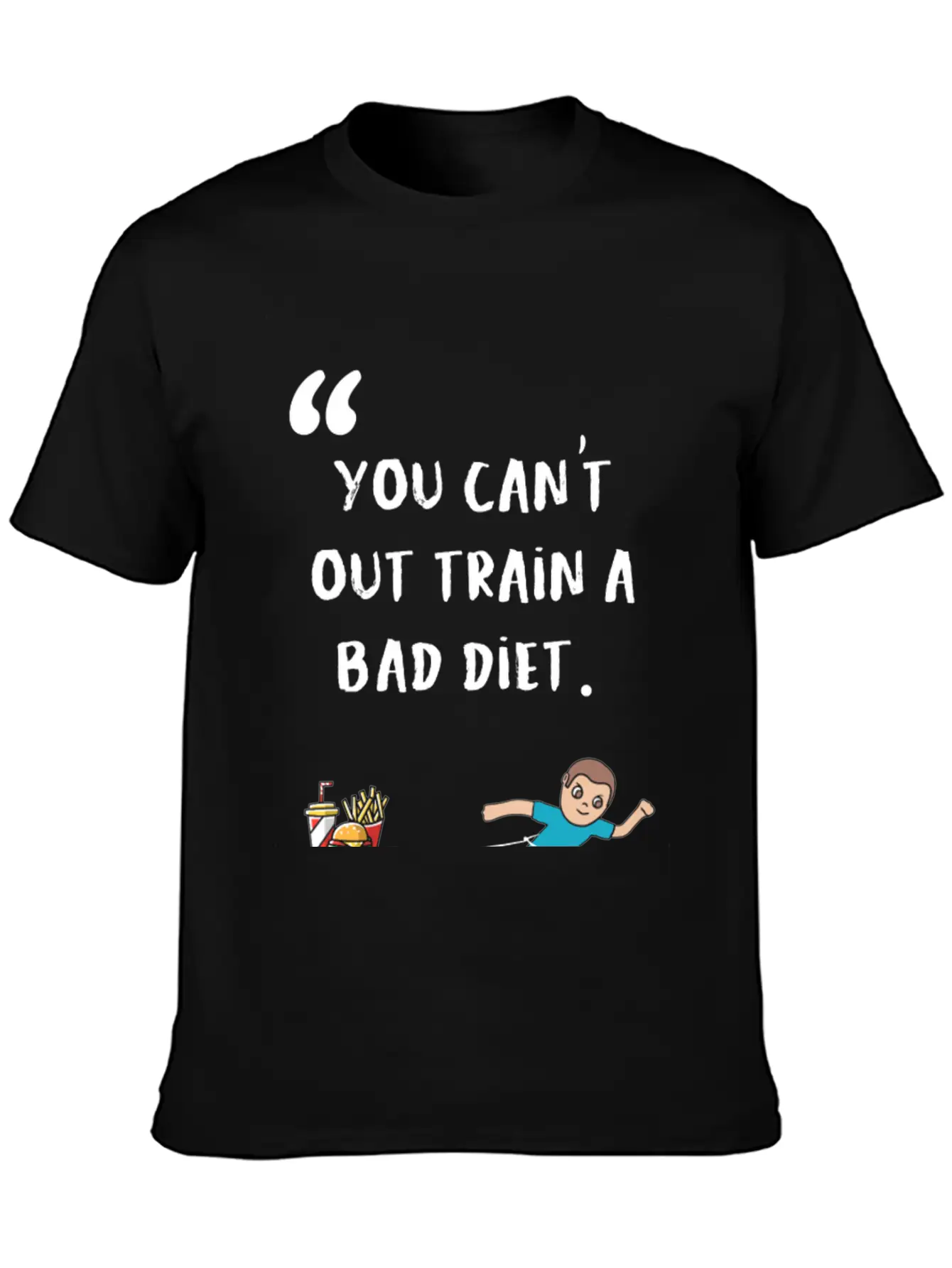 Diet Fitness Funny Gift Breathable Graphic T-Shirt – Perfect For Casual Days