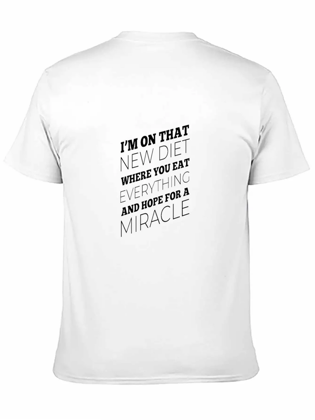 Diet Gym Gift Shirt Classic Cotton Tee – Unisex Comfort For Any Season