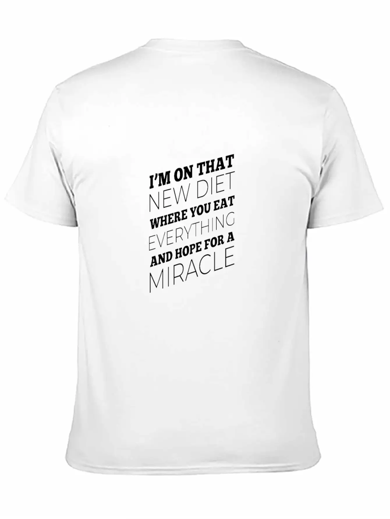 Diet Gym Gift Shirt Classic Cotton Tee – Unisex Comfort For Any Season