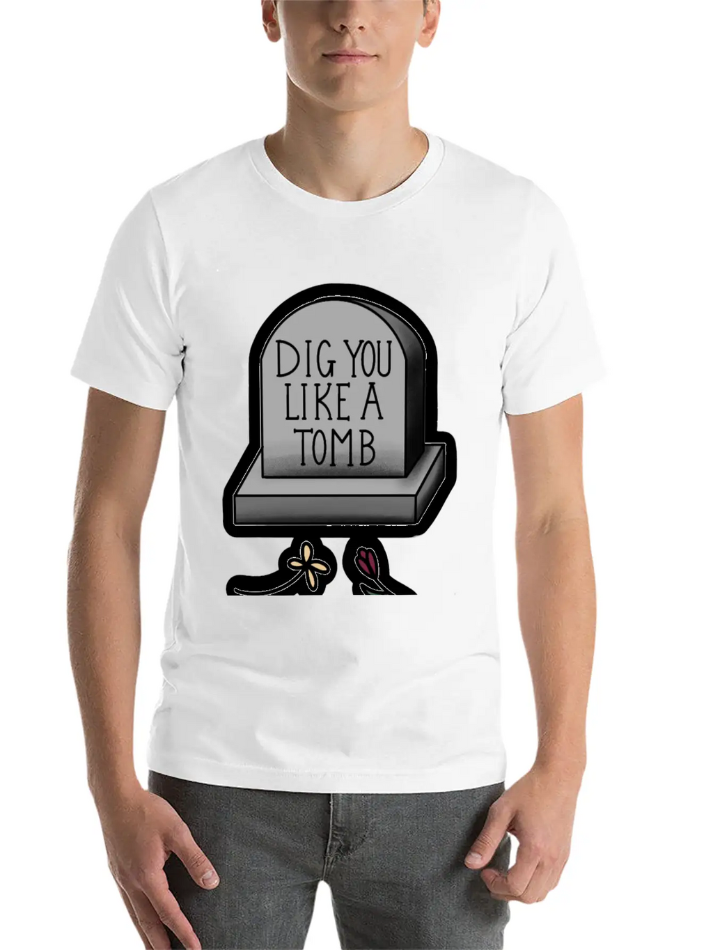 Dig You Like A Tomb Song Quote Breathable Graphic T-Shirt – Perfect For Casual Days