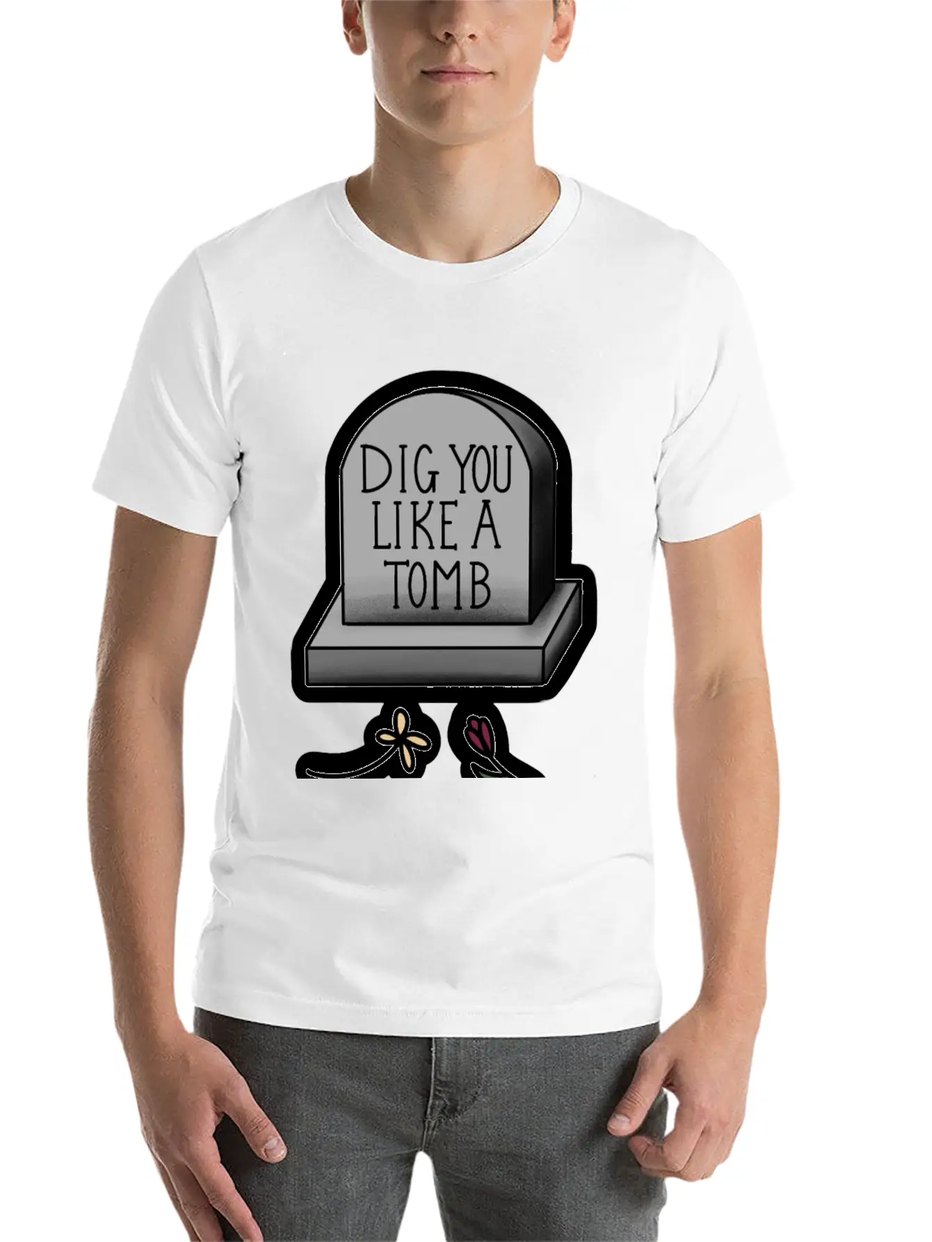 Dig You Like A Tomb Song Quote Breathable Graphic T-Shirt – Perfect For Casual Days