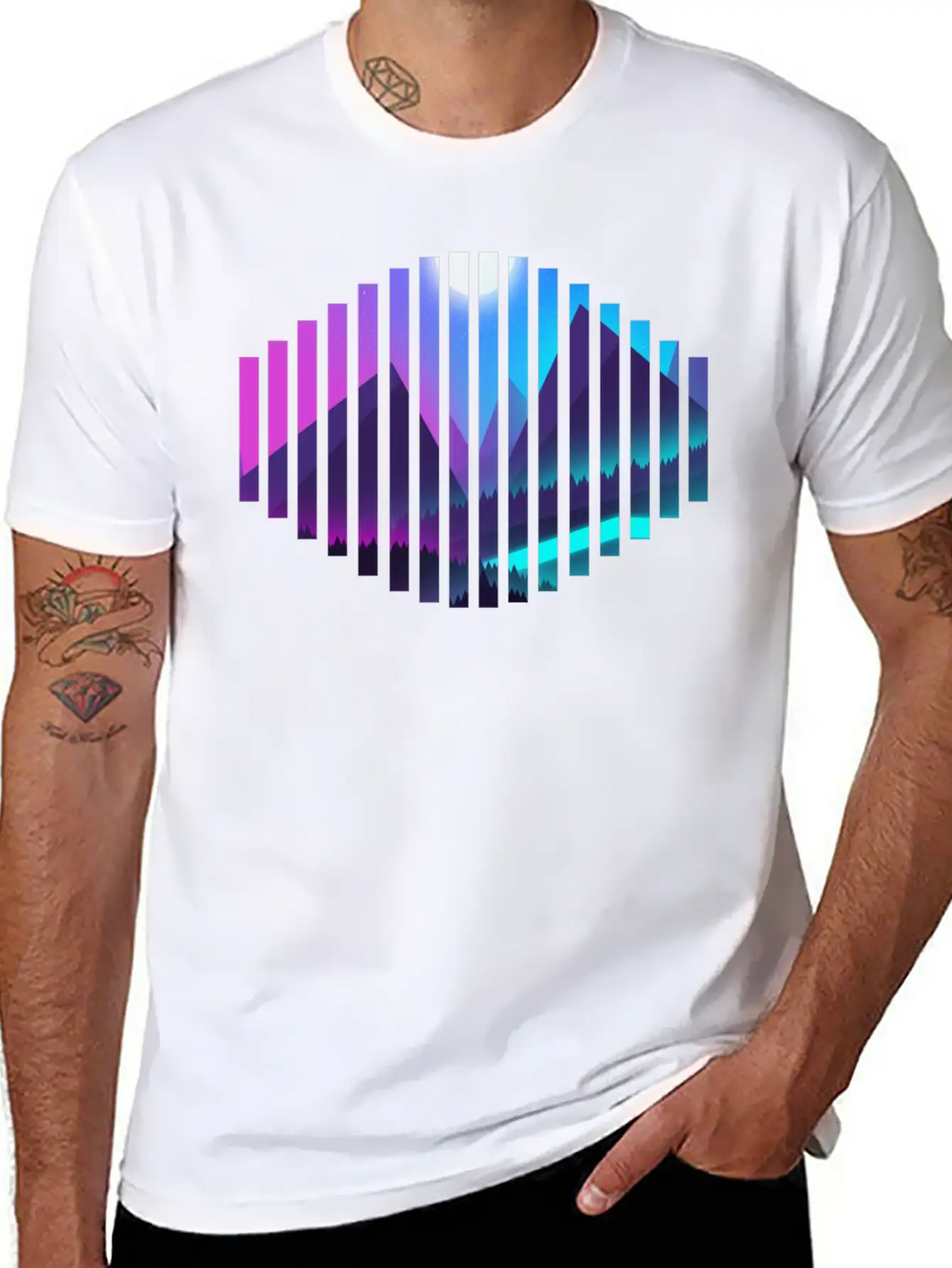Digital Art Unisex Casual T-Shirt – Clean Design For Daily Comfort