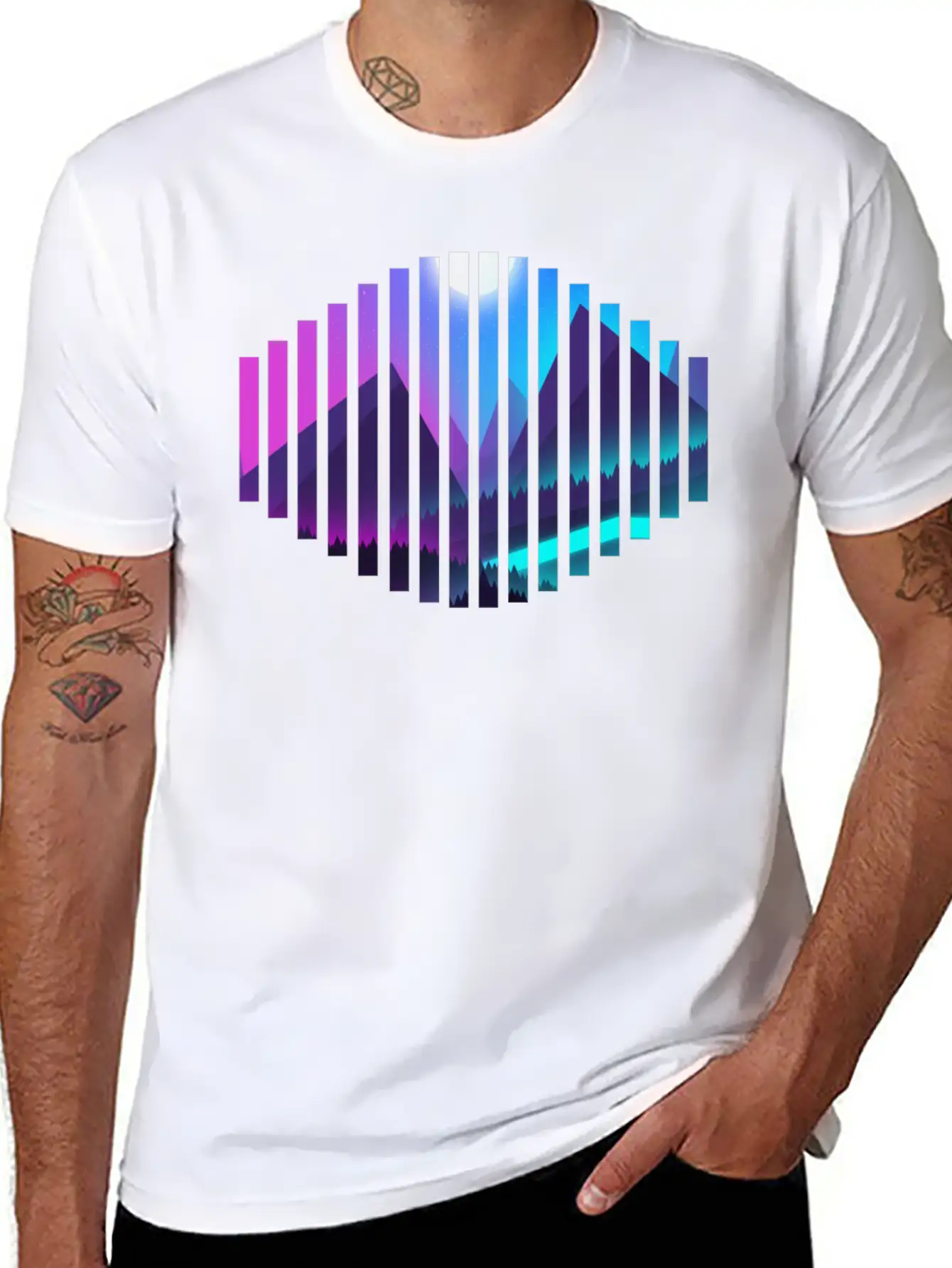 Digital Art Unisex Casual T-Shirt – Clean Design For Daily Comfort