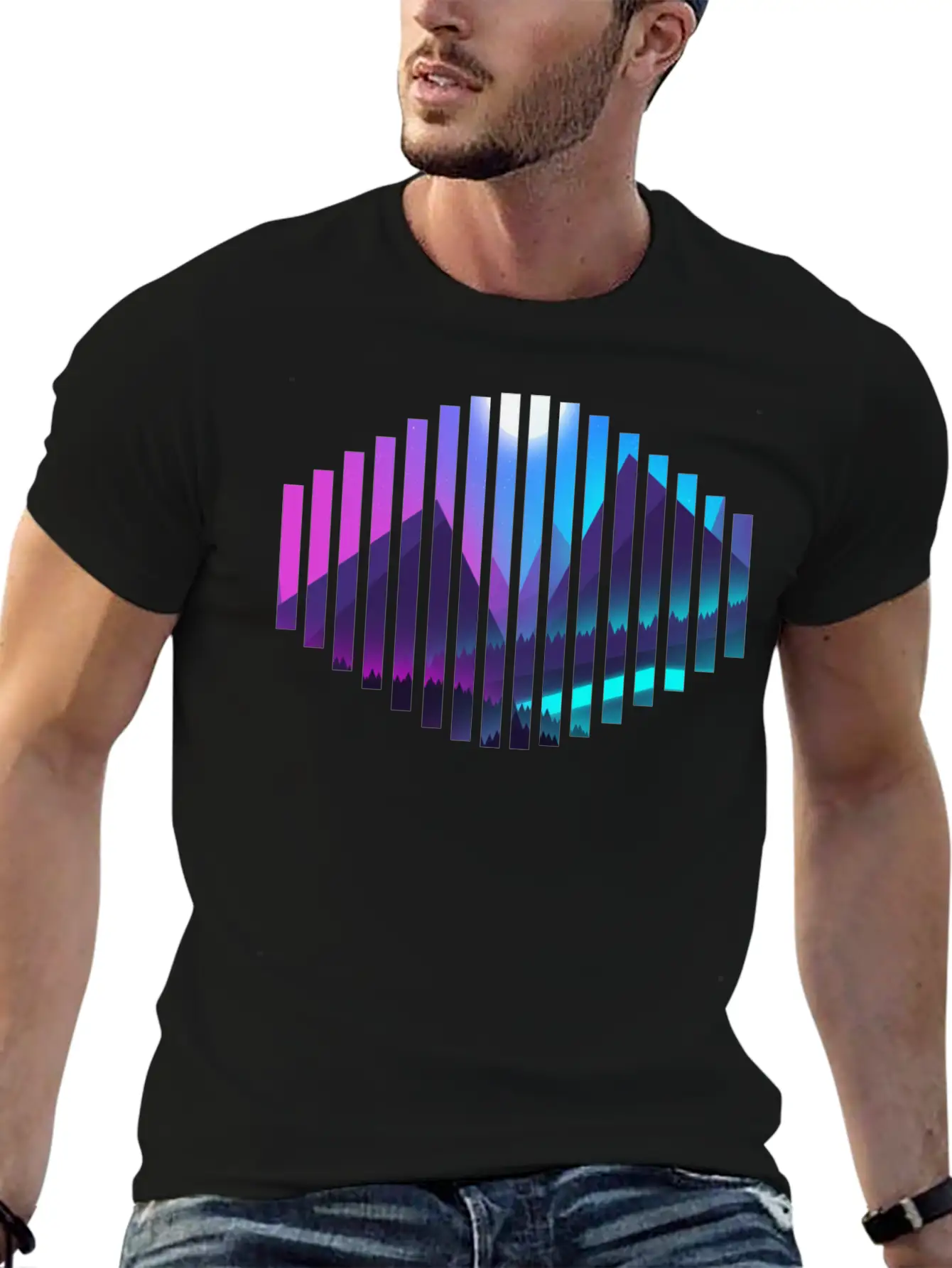 Digital Art Unisex Casual T-Shirt – Clean Design For Daily Comfort
