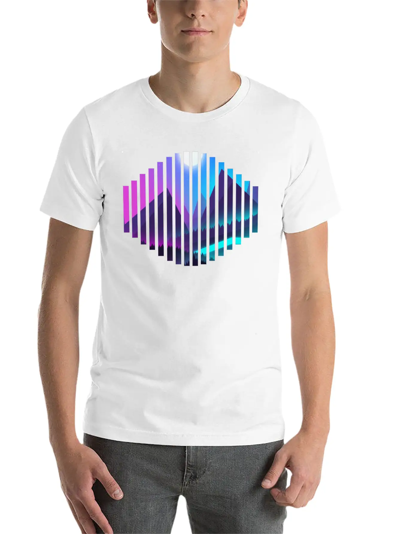 Digital Art Unisex Casual T-Shirt – Clean Design For Daily Comfort