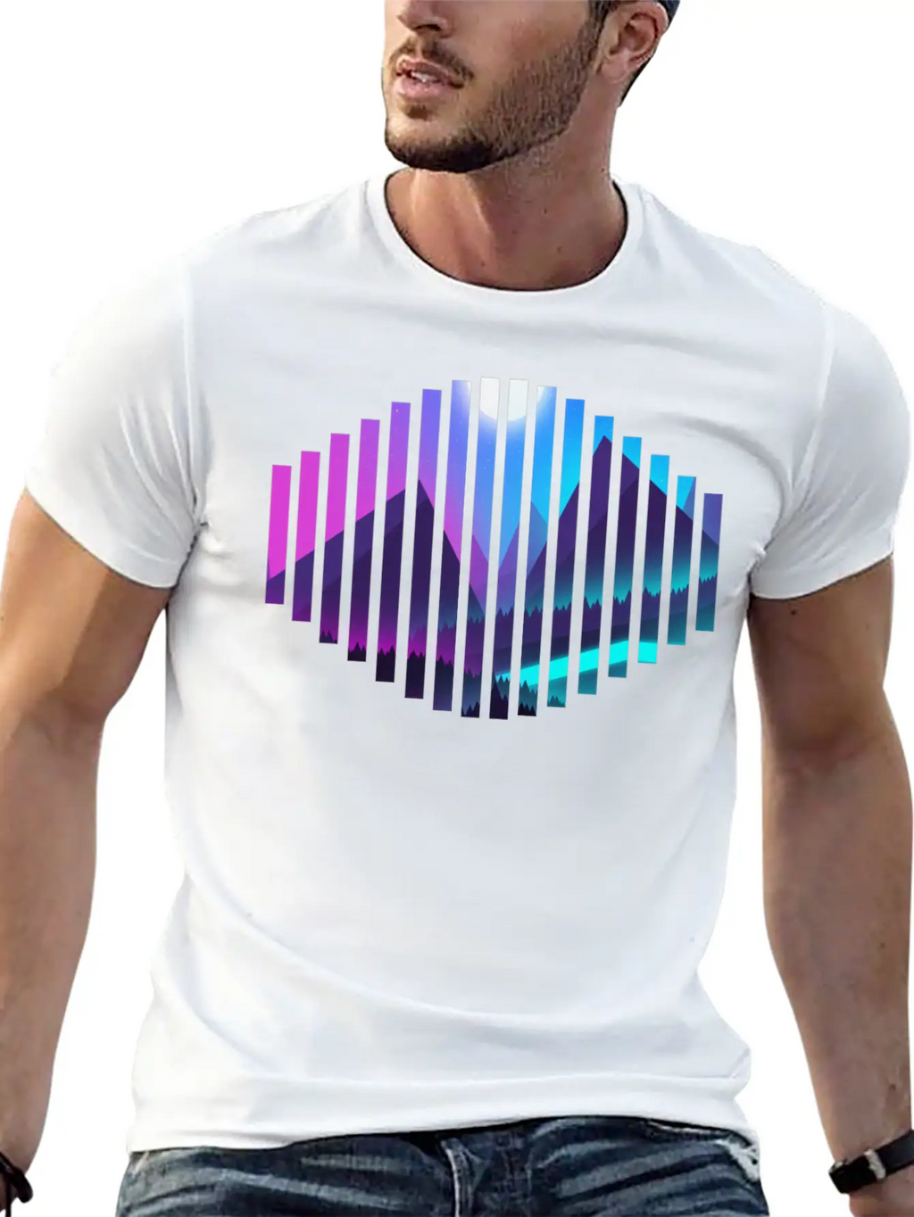 Digital Art Unisex Casual T-Shirt – Clean Design For Daily Comfort