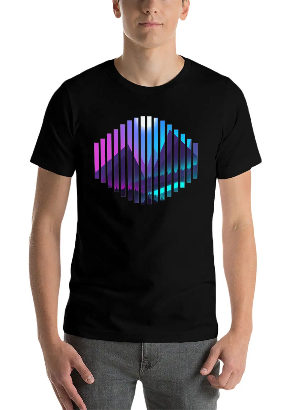 Digital Art Unisex Casual T-Shirt – Clean Design For Daily Comfort