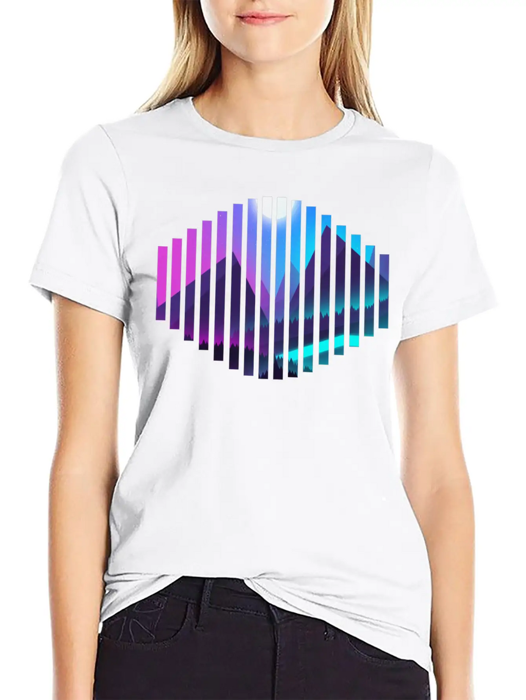 Digital Art Unisex Casual T-Shirt – Clean Design For Daily Comfort
