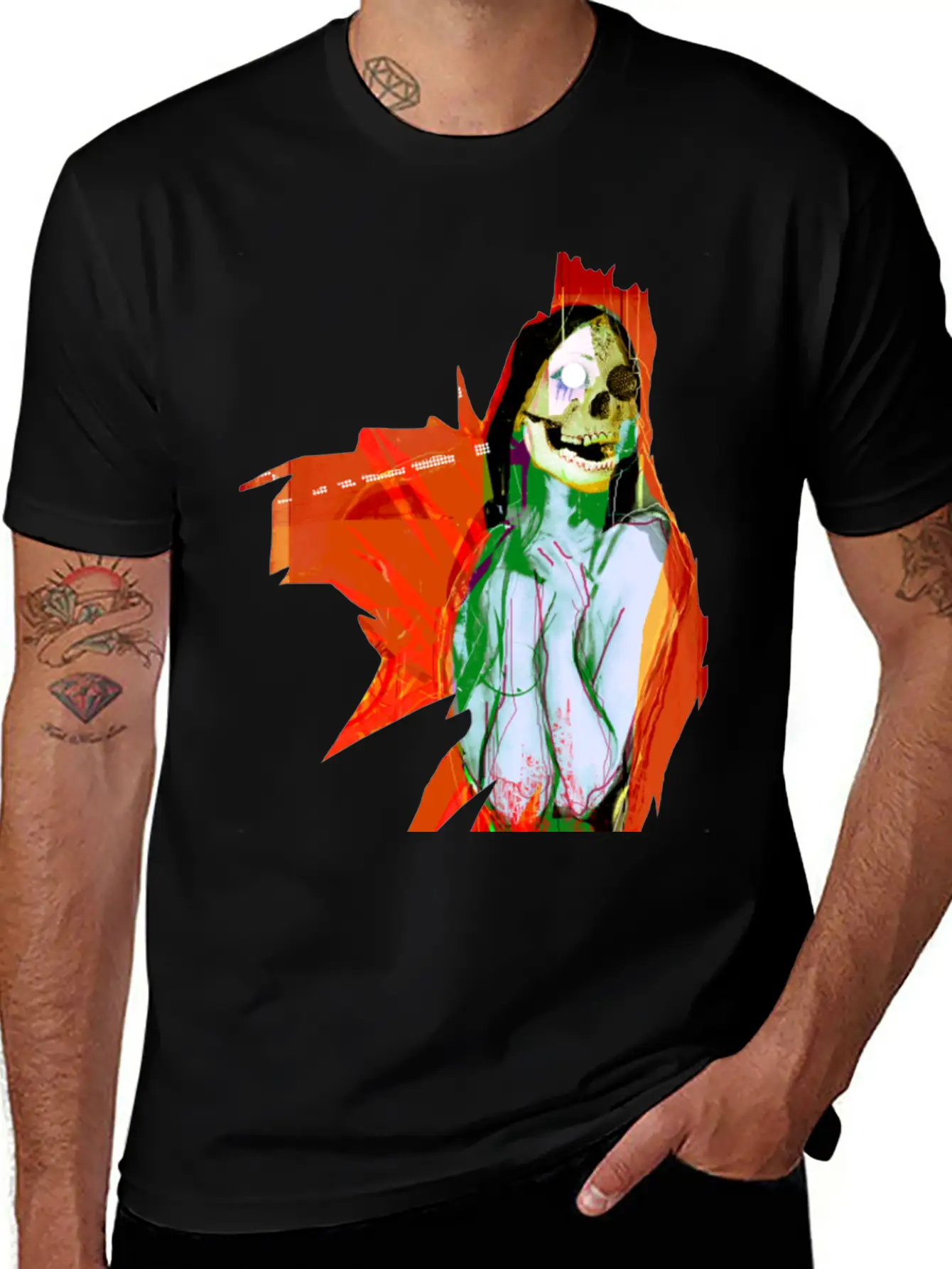 Digital Nightmare Essential Cotton Tee For Daily Outfits – Unisex Style