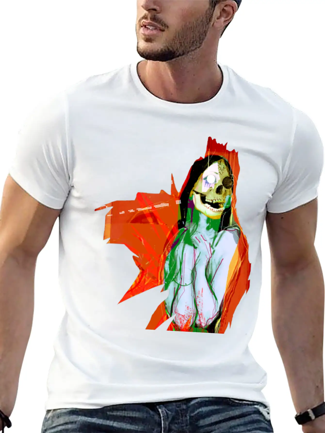 Digital Nightmare Essential Cotton Tee For Daily Outfits – Unisex Style