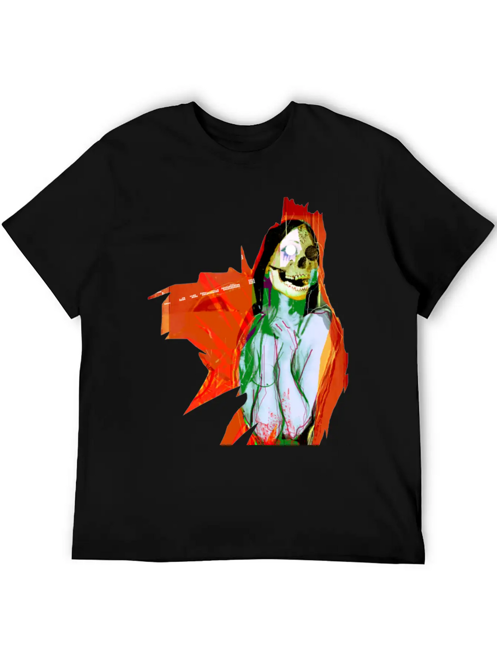 Digital Nightmare Essential Cotton Tee For Daily Outfits – Unisex Style