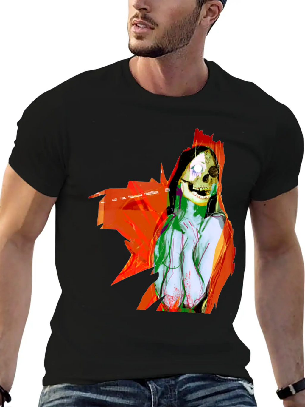 Digital Nightmare Essential Cotton Tee For Daily Outfits – Unisex Style