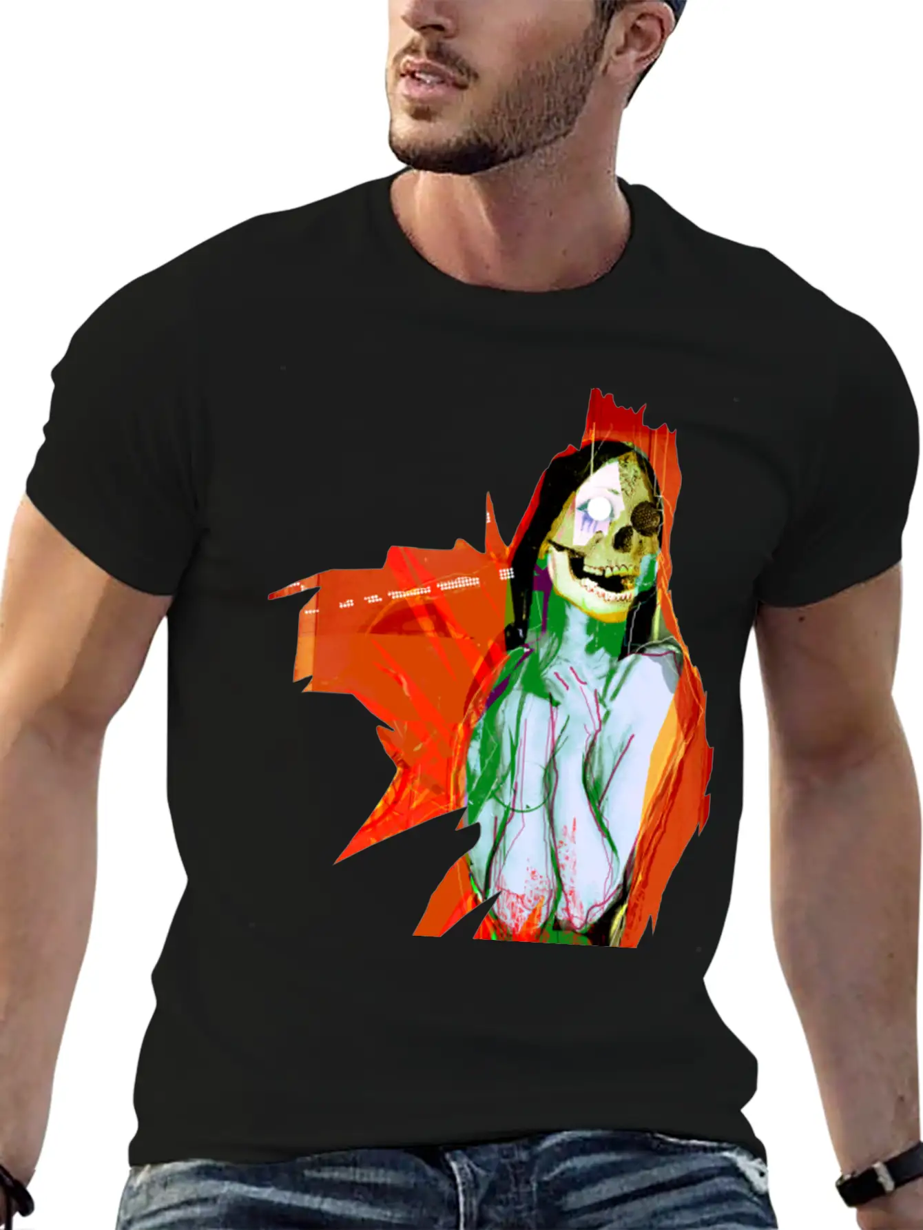 Digital Nightmare Essential Cotton Tee For Daily Outfits – Unisex Style