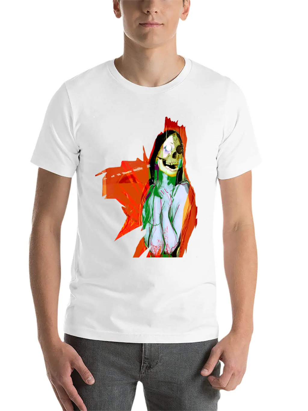 Digital Nightmare Essential Cotton Tee For Daily Outfits – Unisex Style