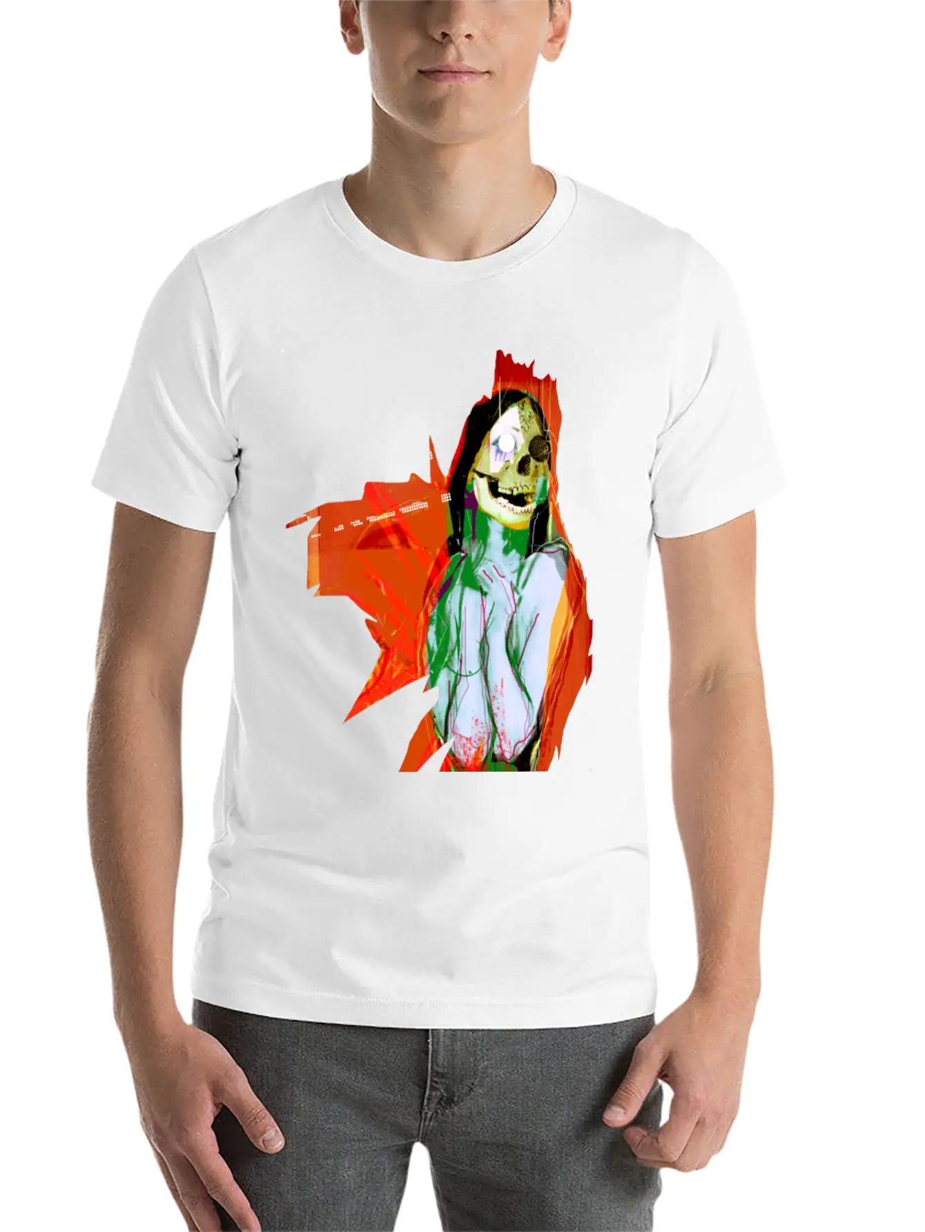 Digital Nightmare Essential Cotton Tee For Daily Outfits – Unisex Style