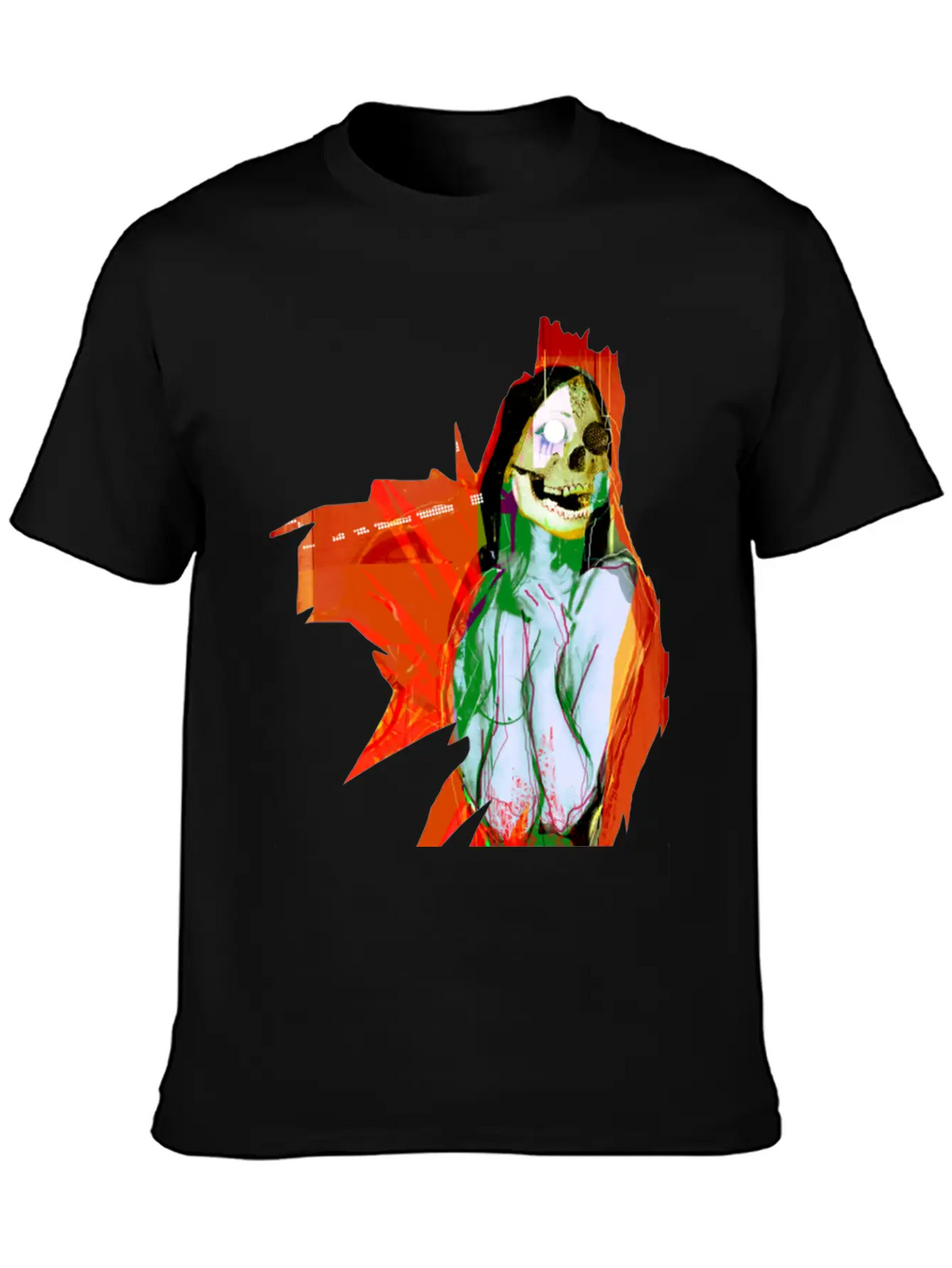 Digital Nightmare Essential Cotton Tee For Daily Outfits – Unisex Style