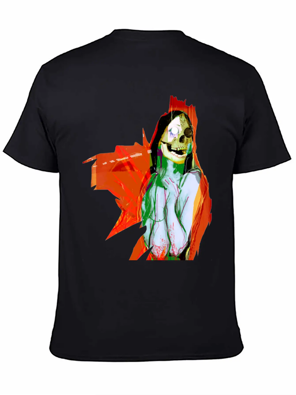 Digital Nightmare Essential Cotton Tee For Daily Outfits – Unisex Style