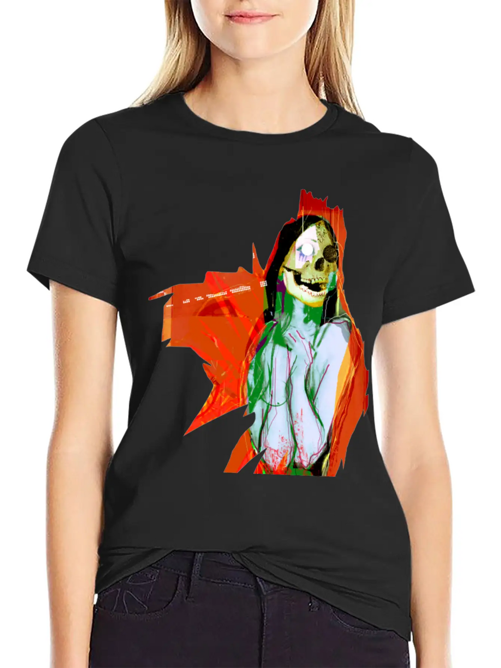 Digital Nightmare Essential Cotton Tee For Daily Outfits – Unisex Style