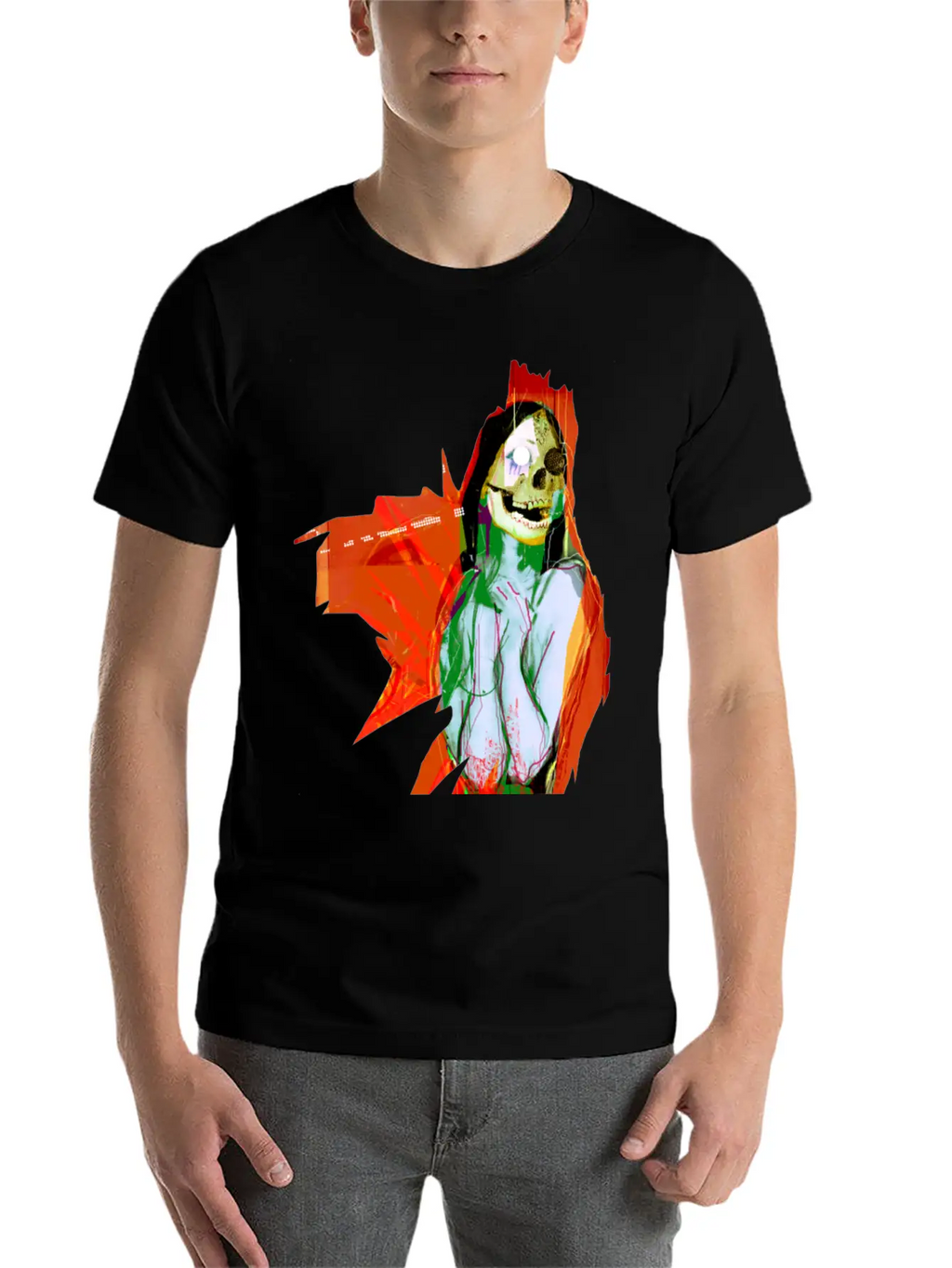 Digital Nightmare Essential Cotton Tee For Daily Outfits – Unisex Style