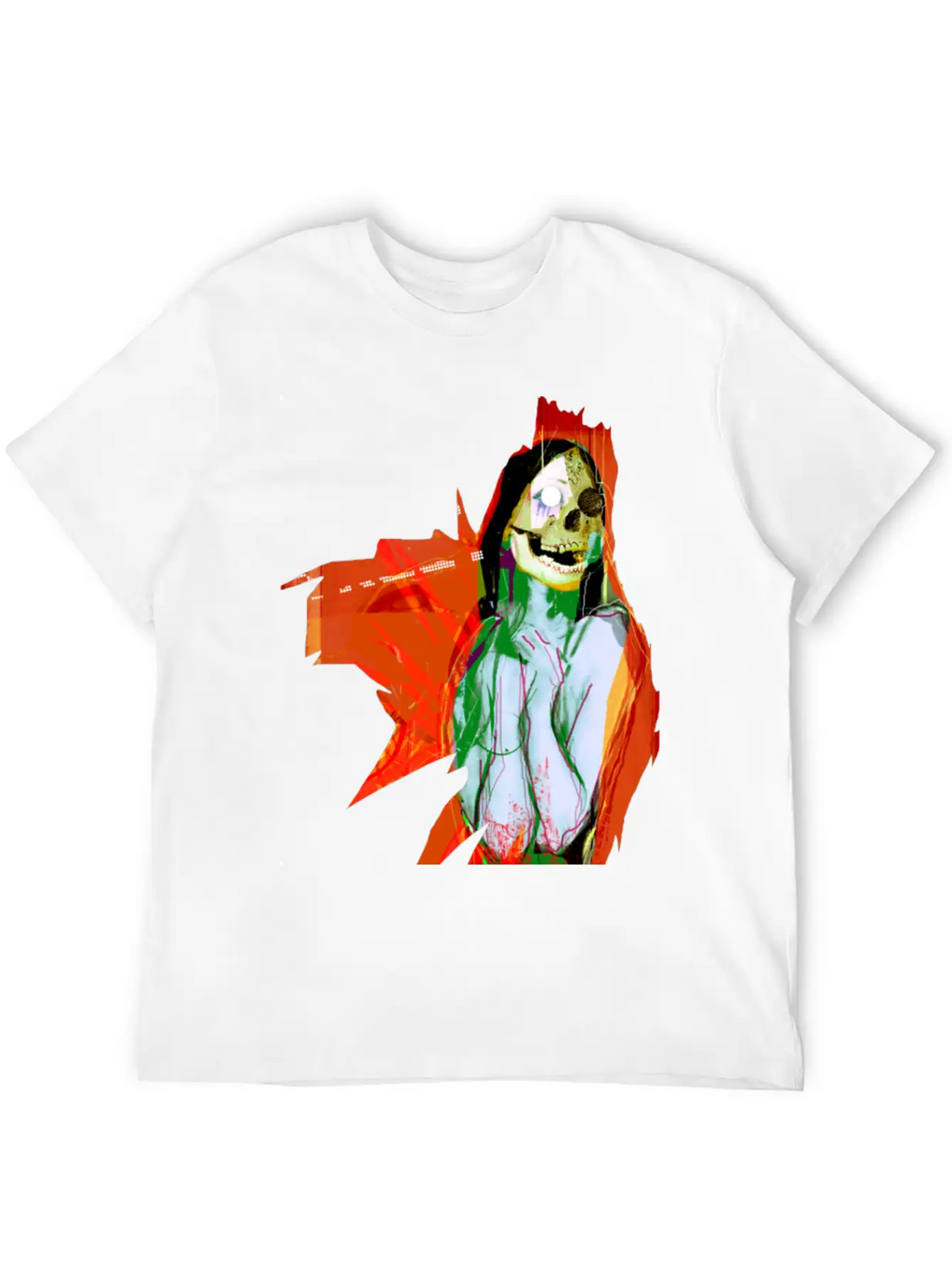 Digital Nightmare Essential Cotton Tee For Daily Outfits – Unisex Style