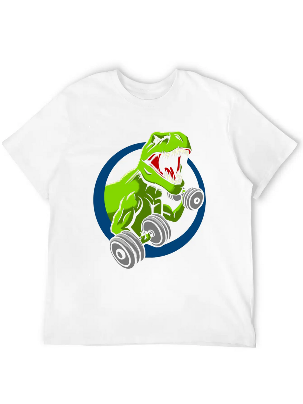 Dinosaur Gym Relaxed Everyday Tee – Lightweight And Durable Cotton