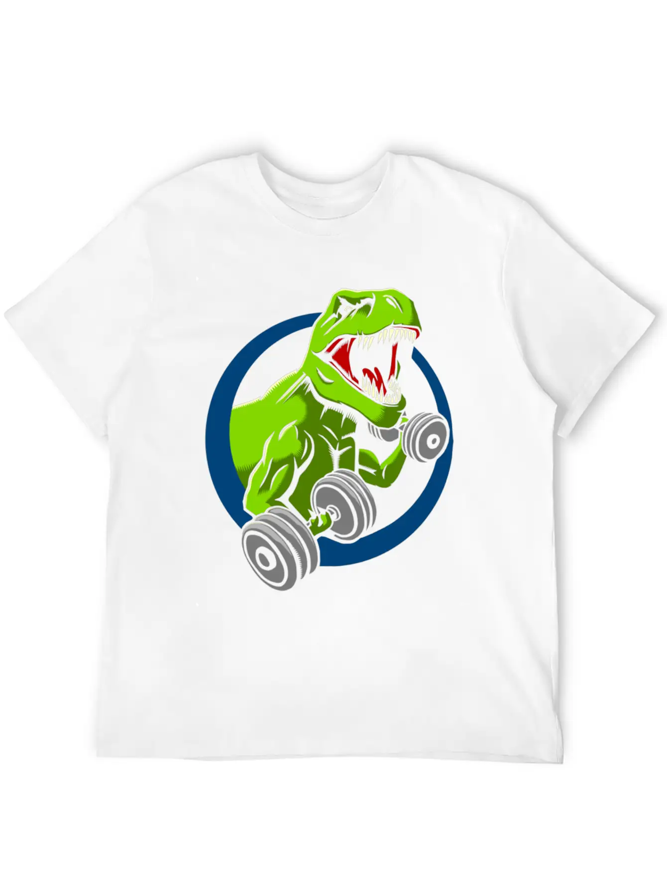 Dinosaur Gym Relaxed Everyday Tee – Lightweight And Durable Cotton