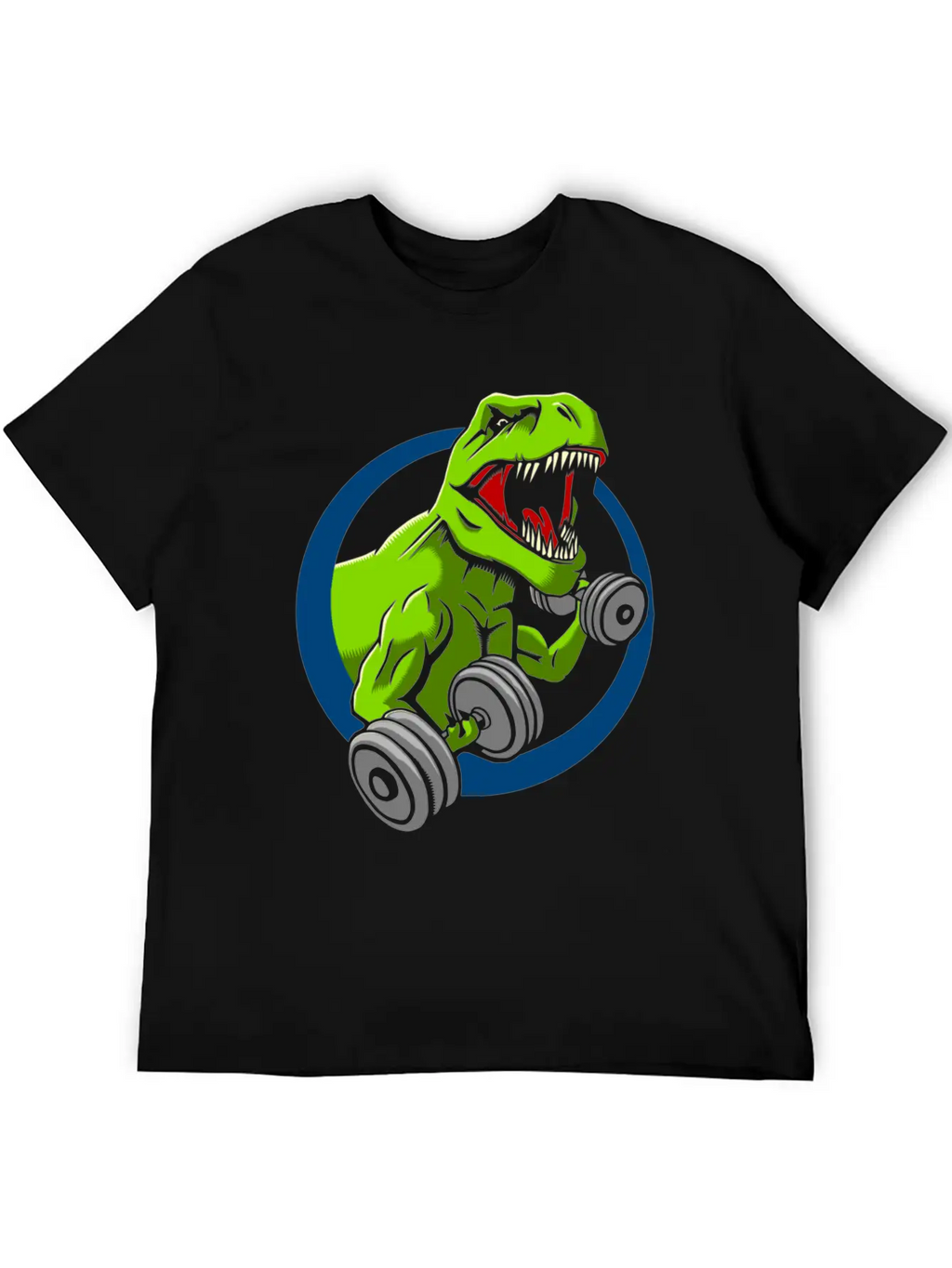Dinosaur Gym Relaxed Everyday Tee – Lightweight And Durable Cotton