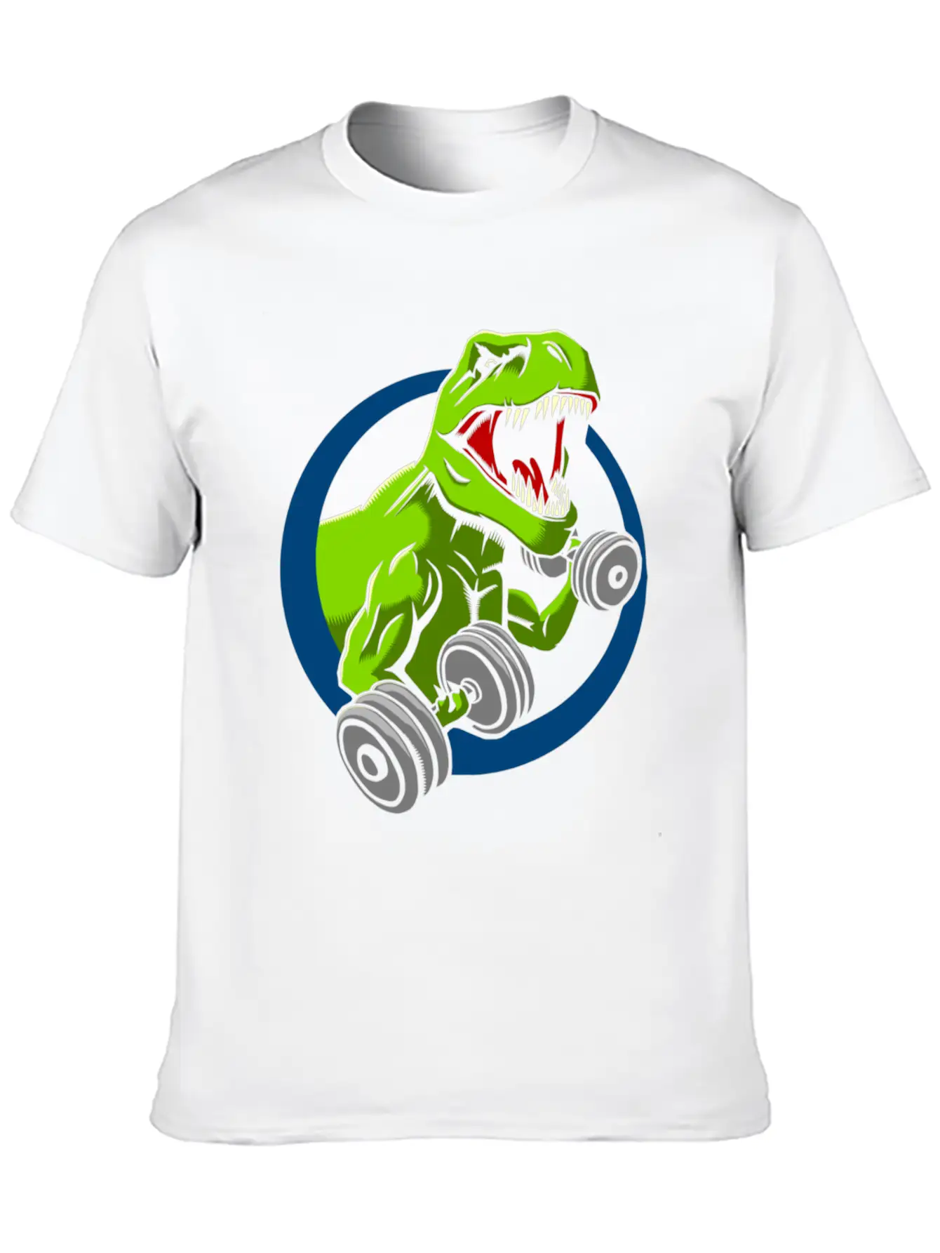 Dinosaur Gym Relaxed Everyday Tee – Lightweight And Durable Cotton