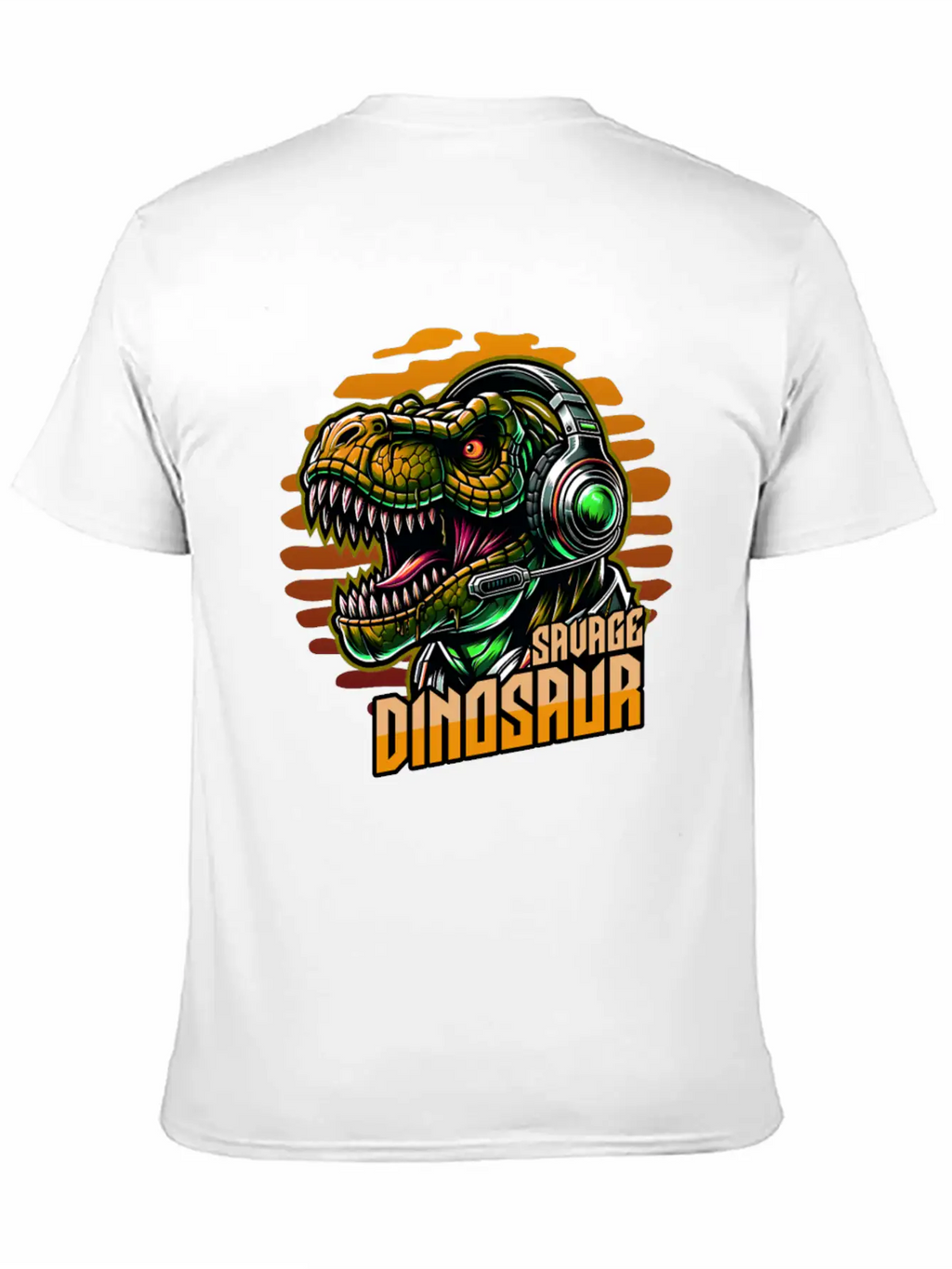 Dinosaur Savage Basic Graphic T-Shirt – Daily Comfort In Soft Cotton