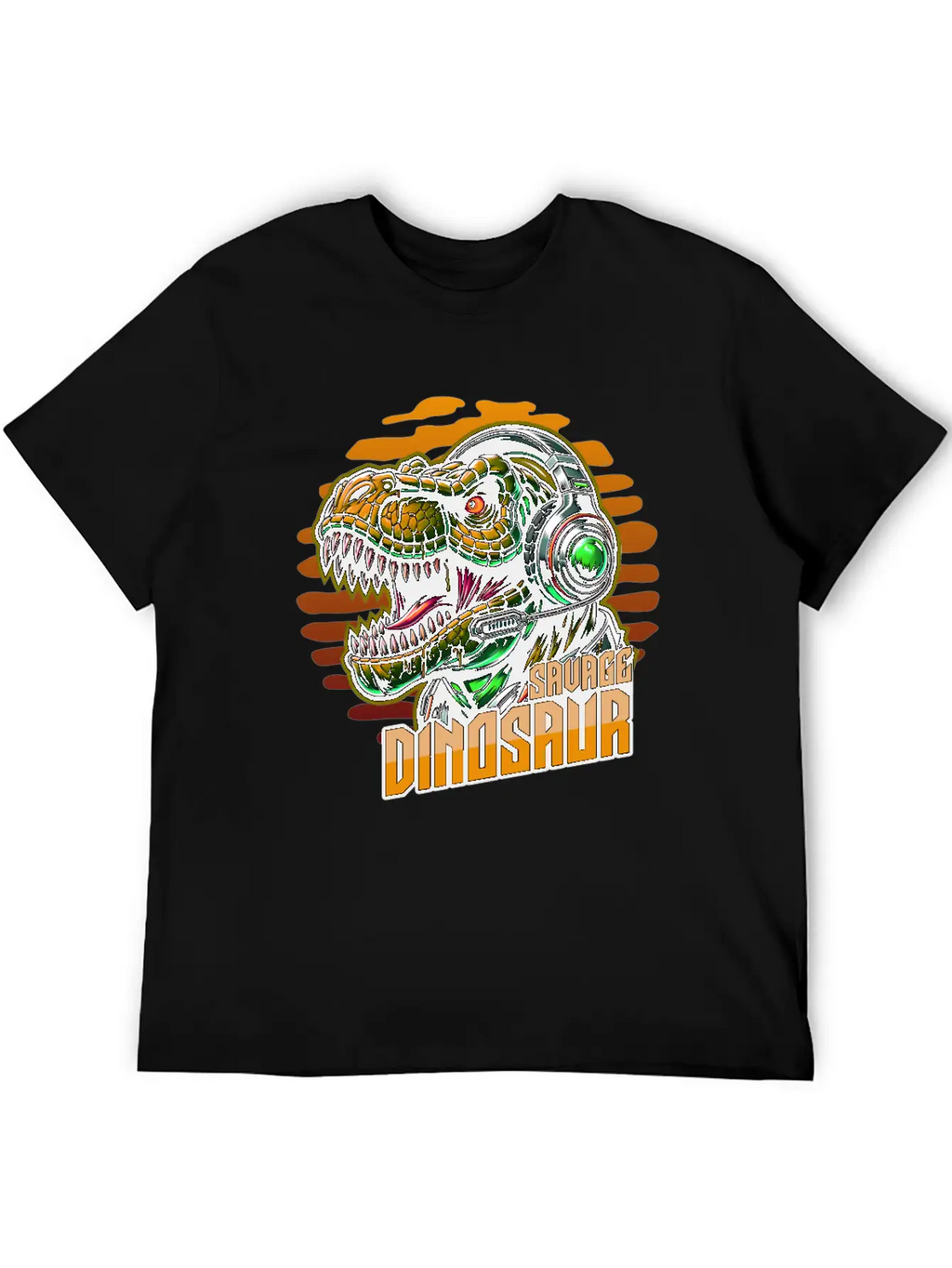 Dinosaur Savage Basic Graphic T-Shirt – Daily Comfort In Soft Cotton