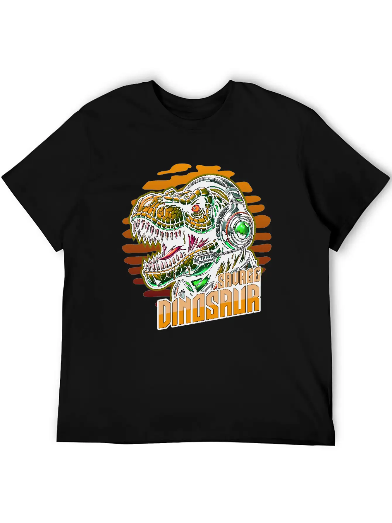 Dinosaur Savage Basic Graphic T-Shirt – Daily Comfort In Soft Cotton