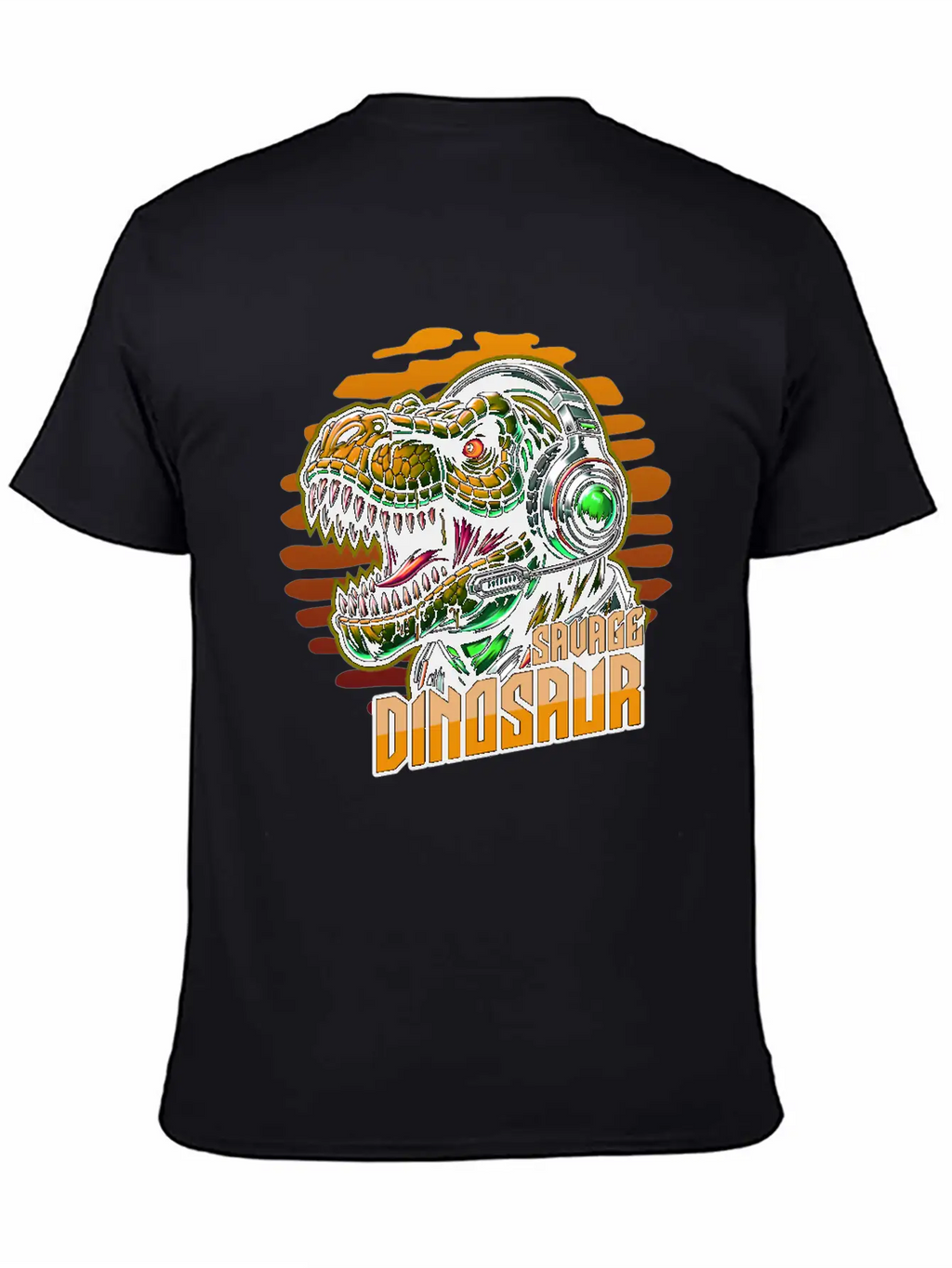 Dinosaur Savage Basic Graphic T-Shirt – Daily Comfort In Soft Cotton