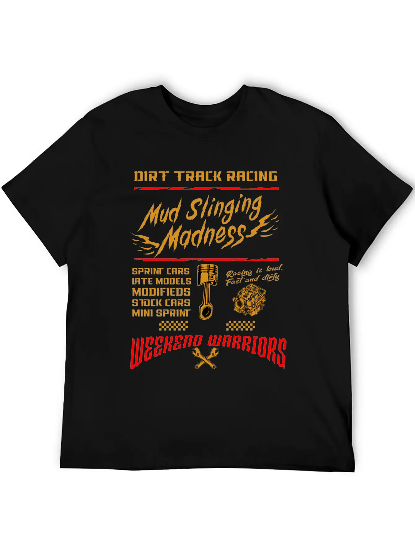 Dirt Track Racing Mud Race Motor Sport Car Gift Classic Cotton Tee – Unisex Comfort For Any Season