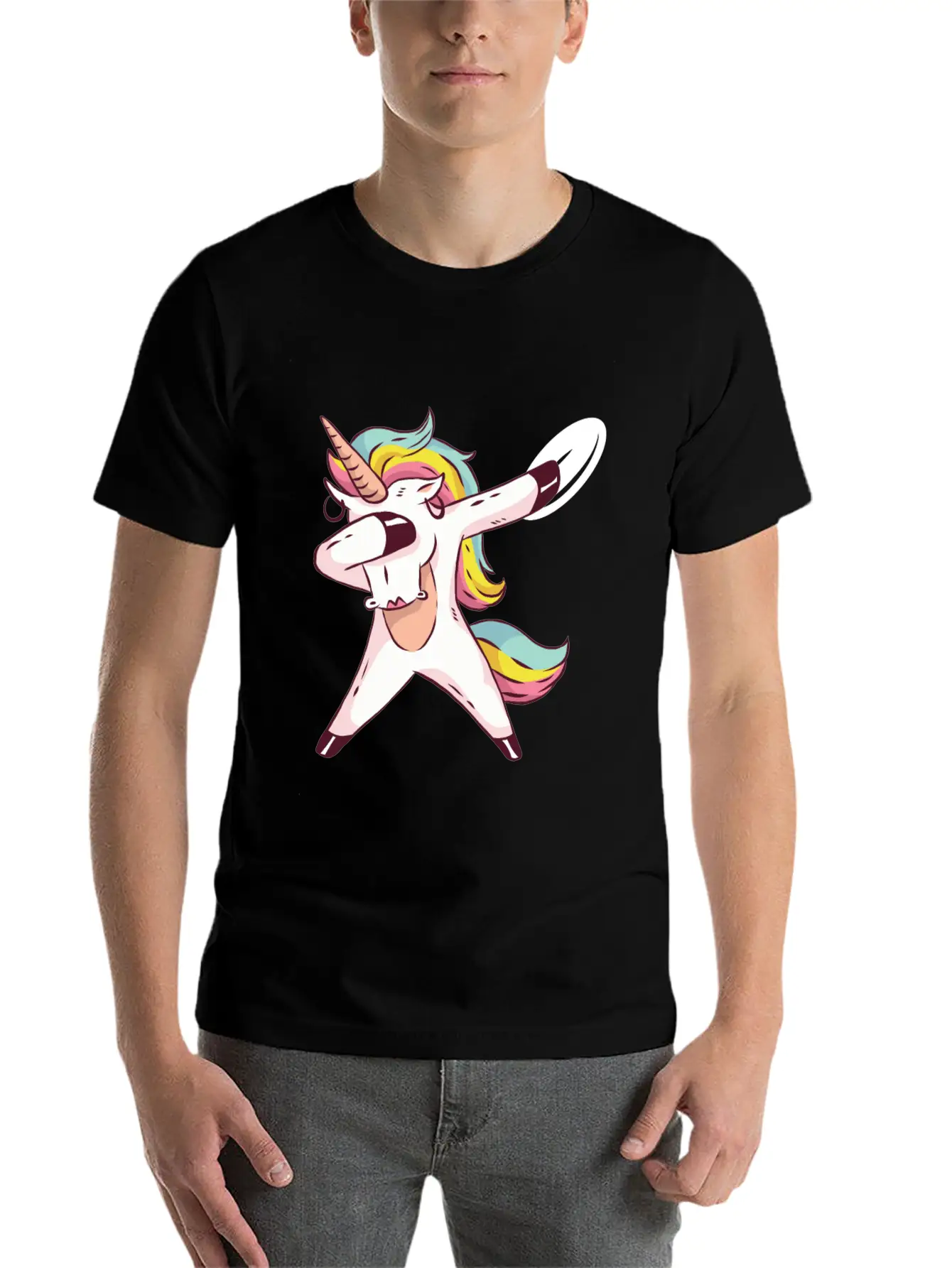 Disc Golf Gift Frlof Ultimate Unicorn Timeless Short Sleeve Tee – Comfy And Minimalist Design