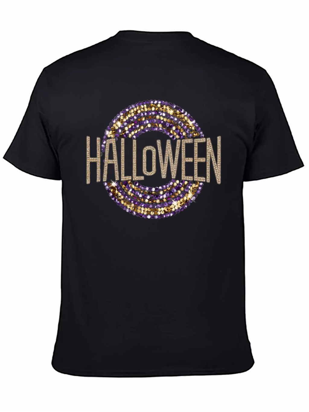 Disco Inspired Halloween Typography T Shirt Basic Graphic T-Shirt – Daily Comfort In Soft Cotton