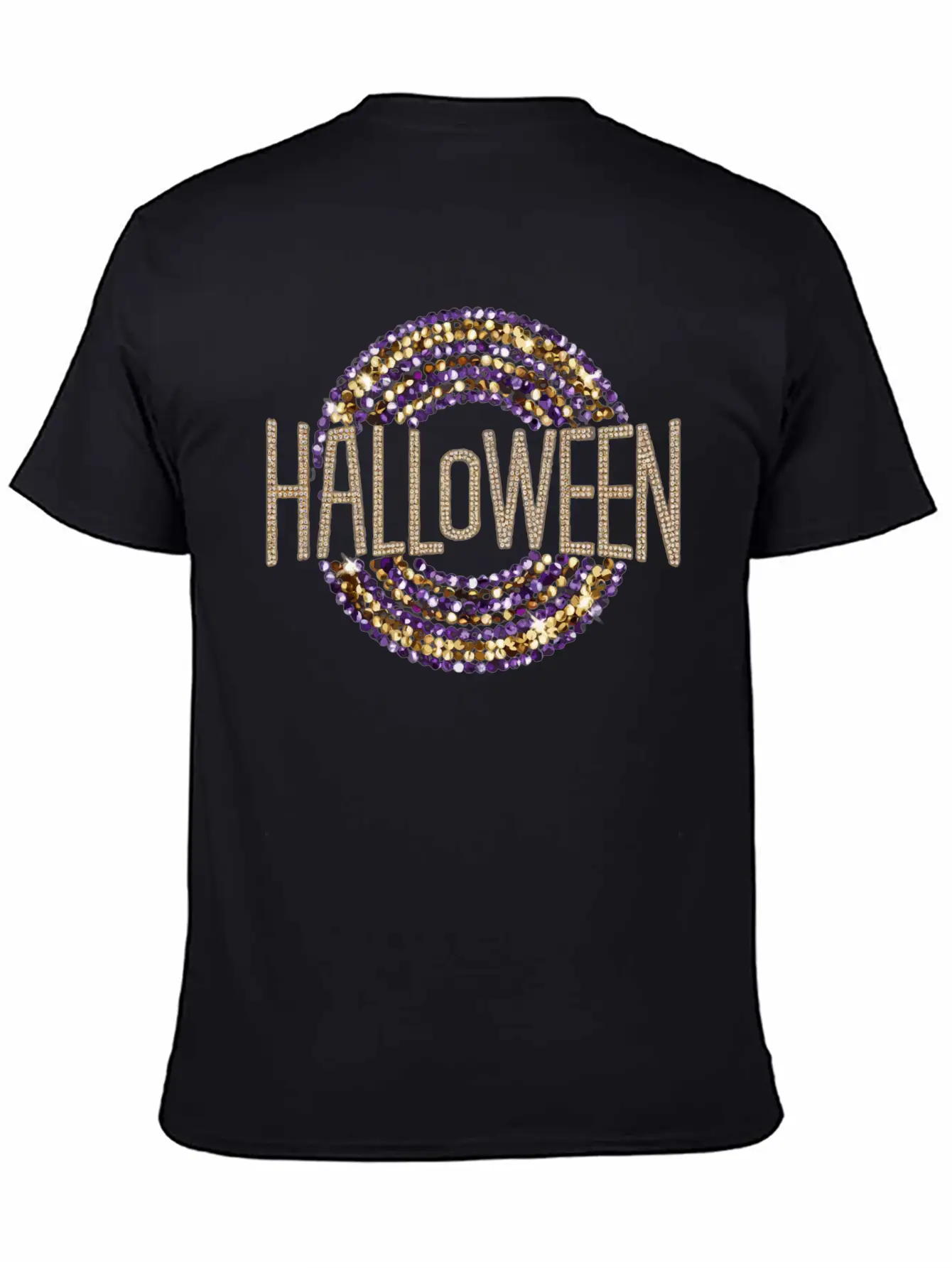 Disco Inspired Halloween Typography T Shirt Basic Graphic T-Shirt – Daily Comfort In Soft Cotton
